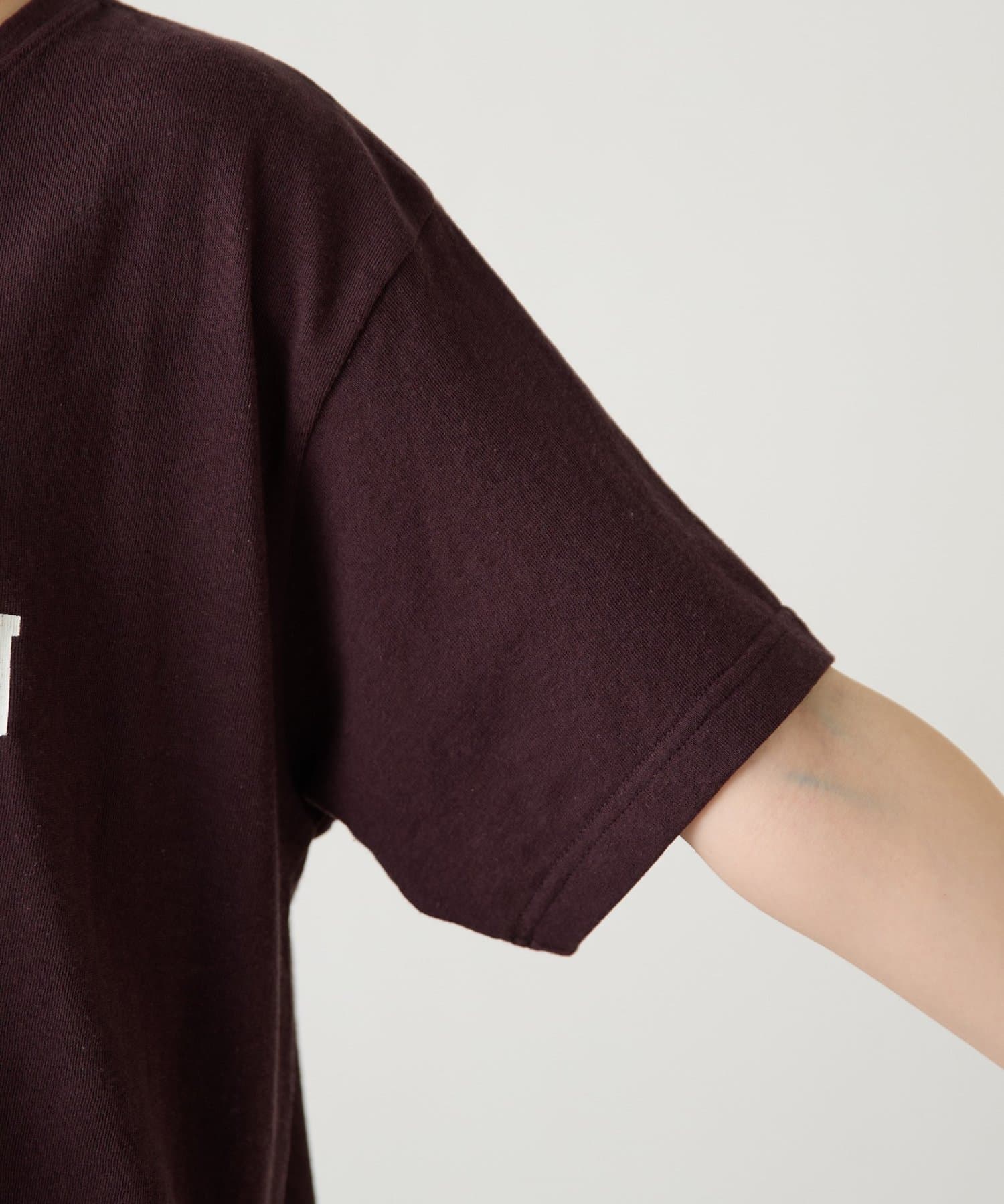 COLLAGE GALLARDAGALANTE(コラージュ ガリャルダガランテ) 【ドライタッチ】カレッジ風ロゴTシャツ