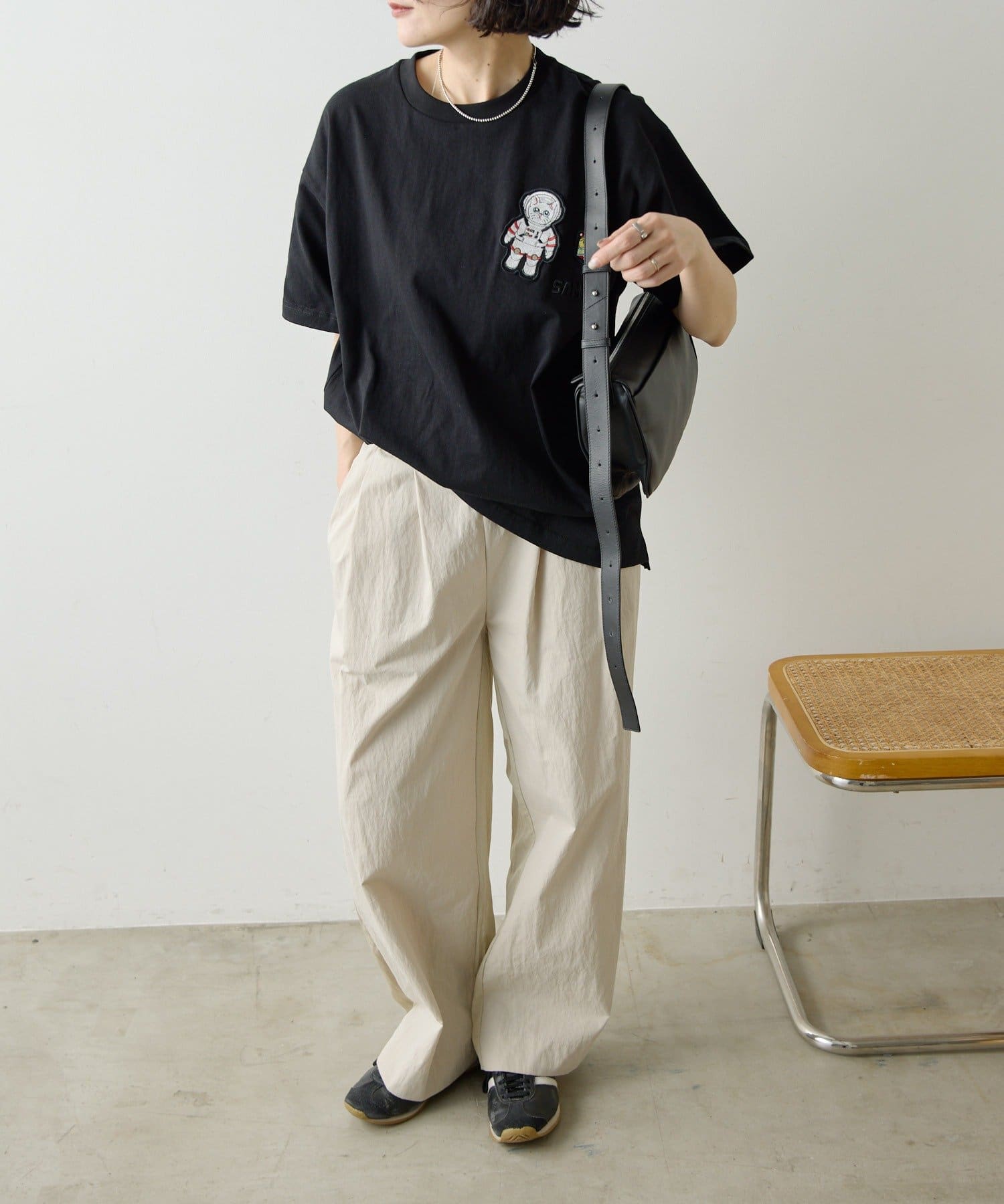 ear PAPILLONNER(イア パピヨネ) sampo×earコラボTシャツ《綿100％》