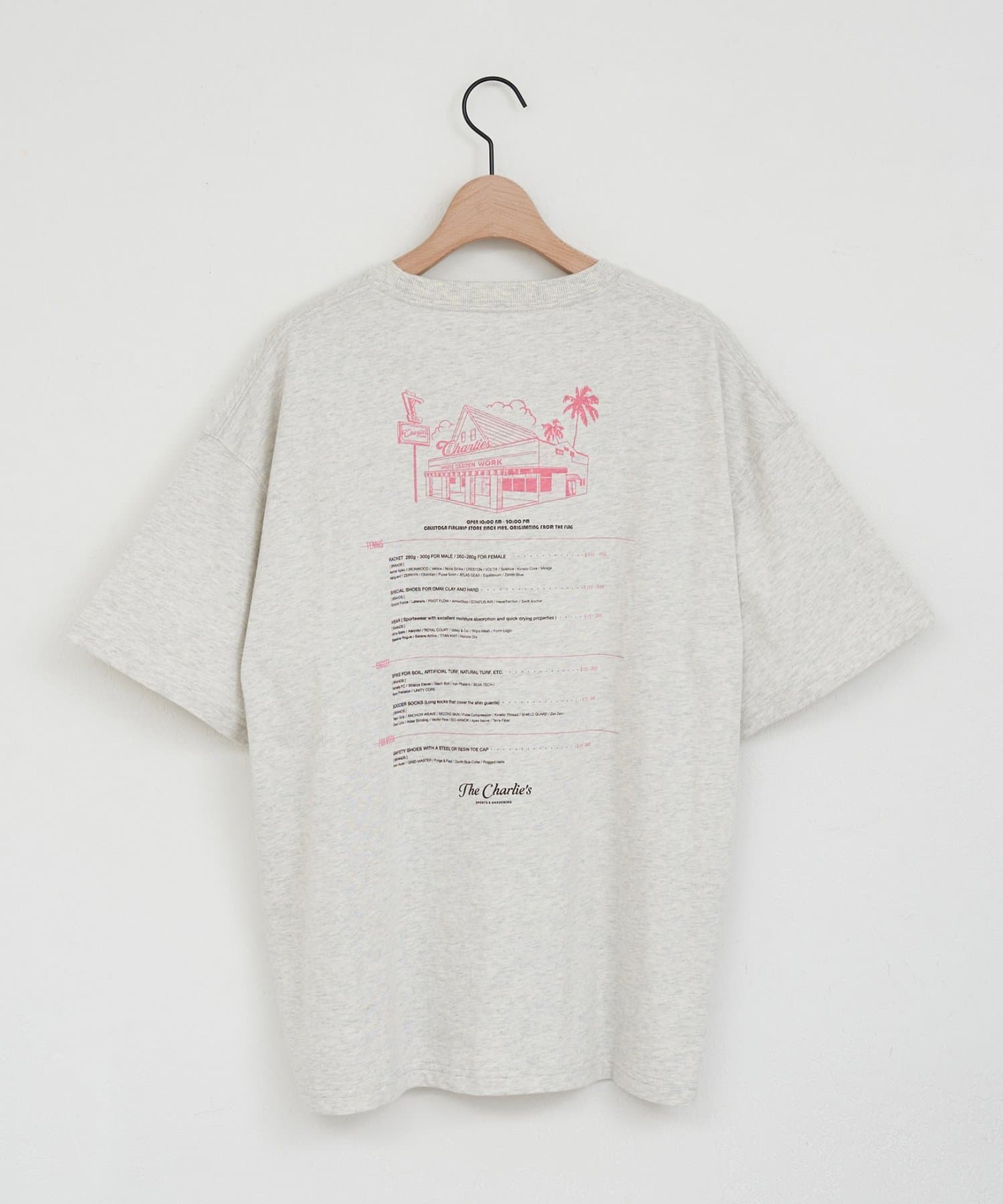 DISCOAT(ディスコート) 【Enlude】アソートスーベニアバックプリントT《ユニセックス》