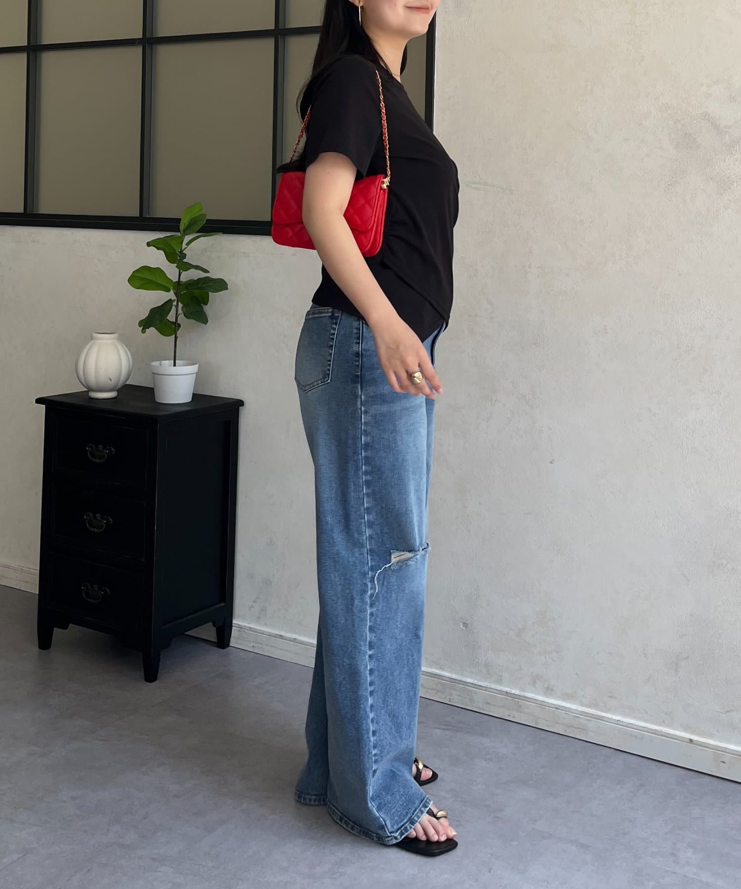 prose verse(プロズヴェール) ウエストクロスカシュクールTシャツ