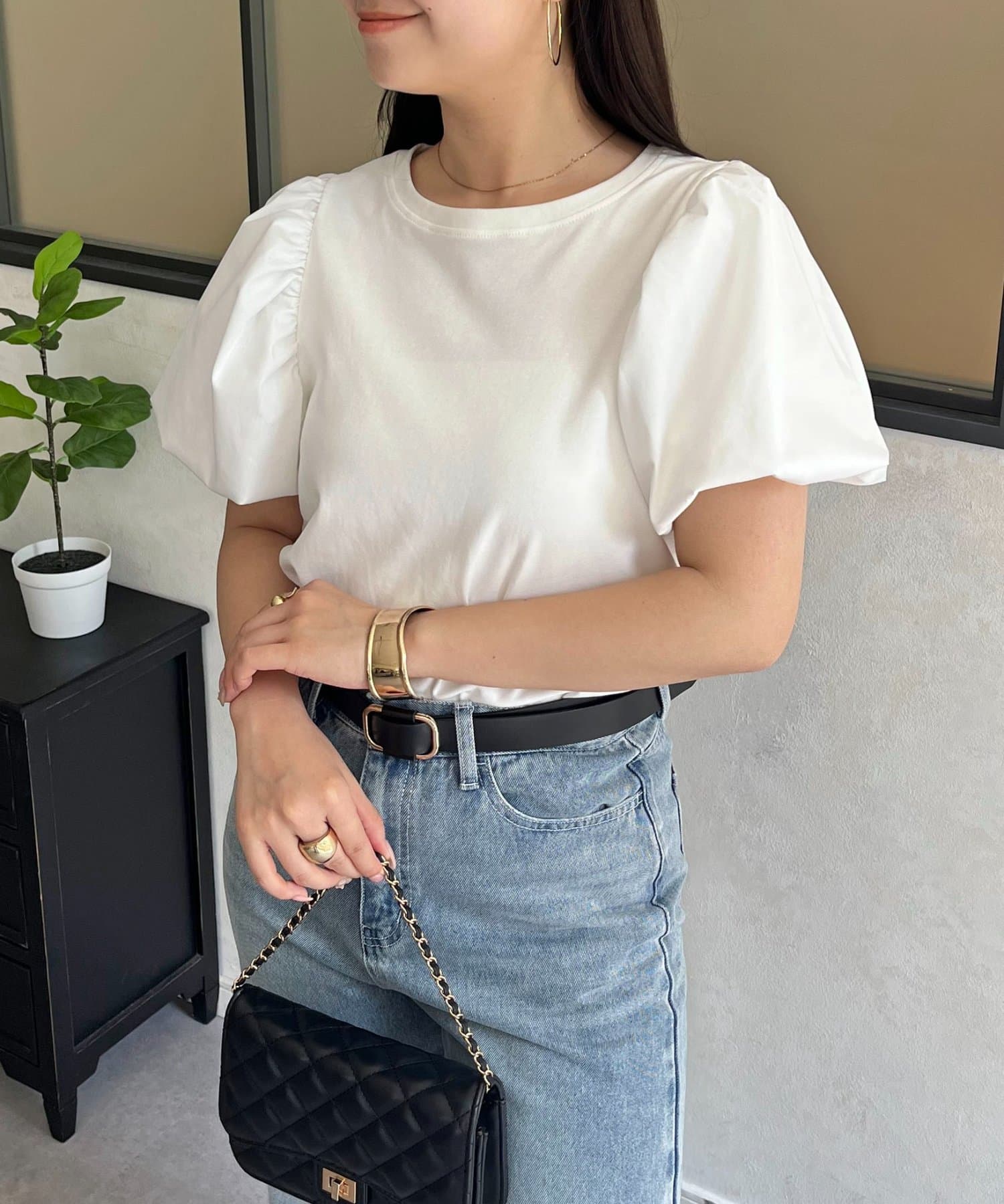 prose verse(プロズヴェール) パフスリーブTシャツ