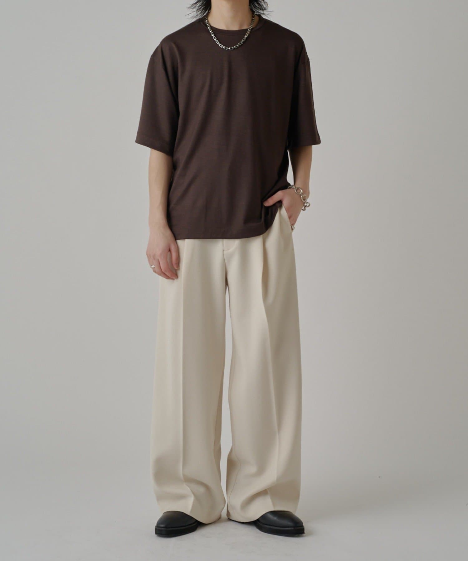 Lui's(ルイス) ウールプレーティングルーズフィットT