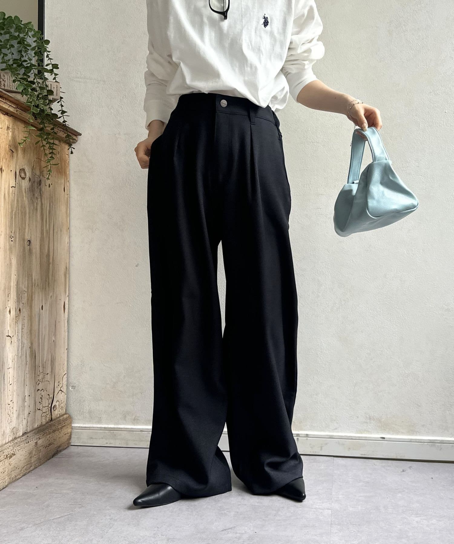 LOCUST(ローカスト) 【Wrangler】ツイルワイドパンツ