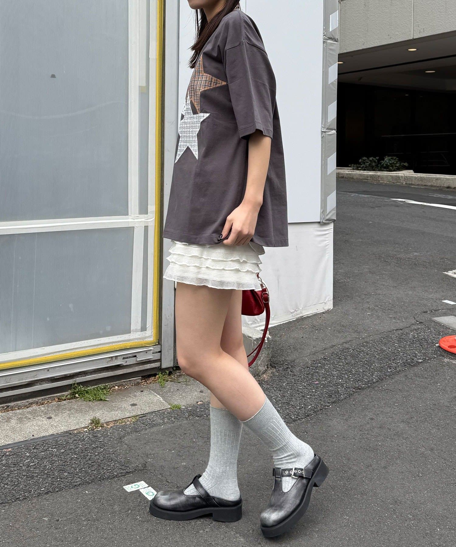 CIAOPANIC(チャオパニック) スターパッチワークTee