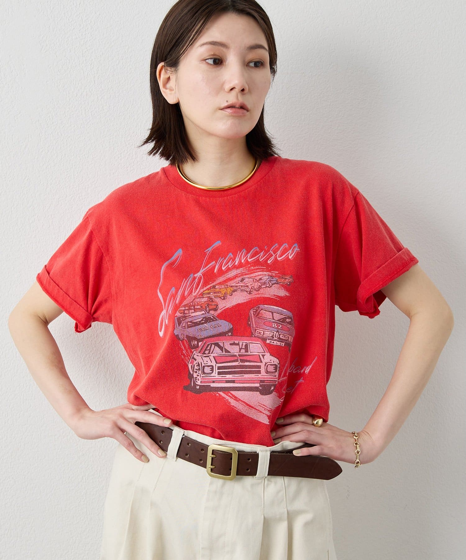 Whim Gazette(ウィム ガゼット) カーレースTEE
