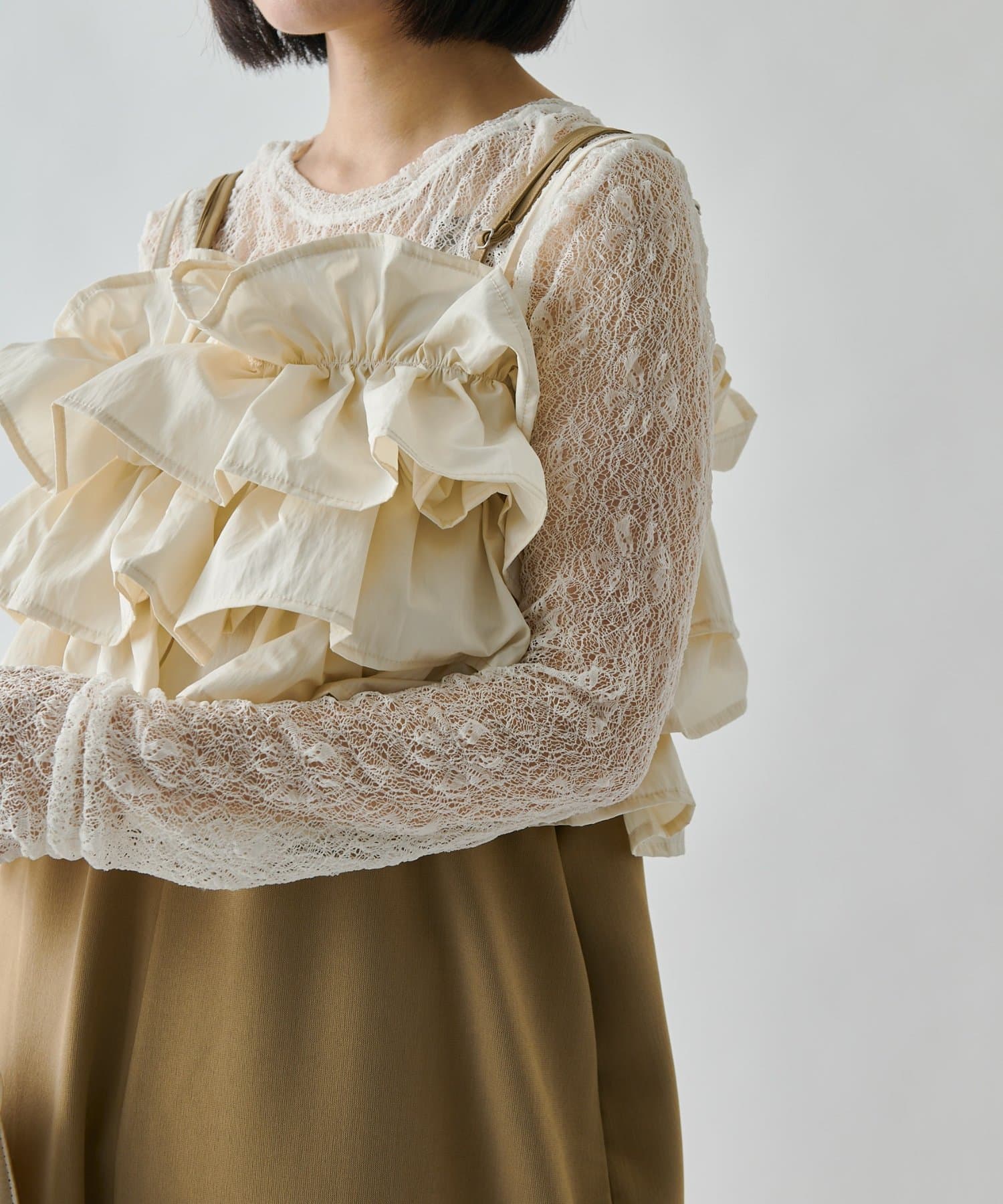 -goocy-(グーシー) ストレッチレースプルオーバー