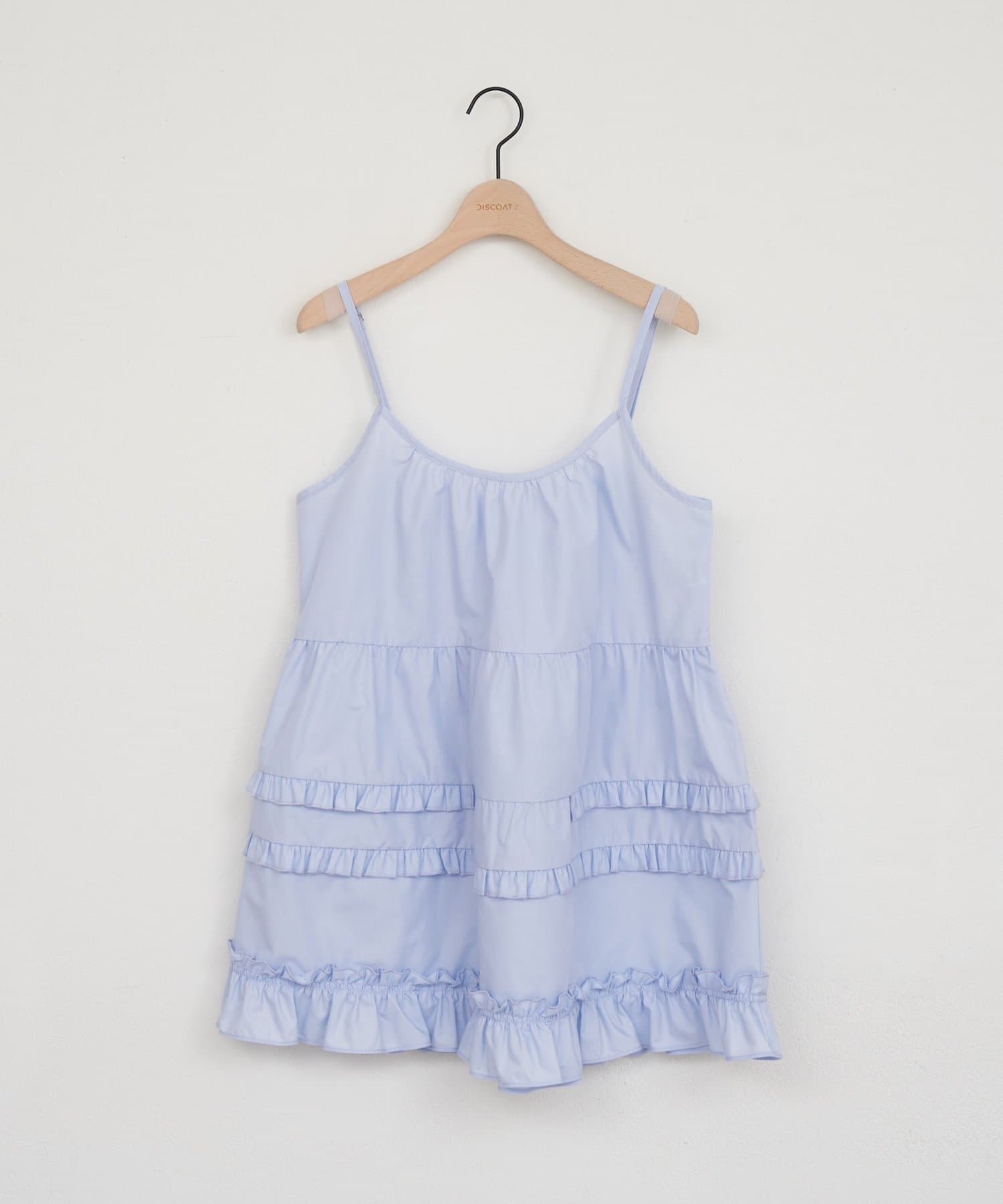 DISCOAT(ディスコート) 【umm.】裾フリルキャミチュニック