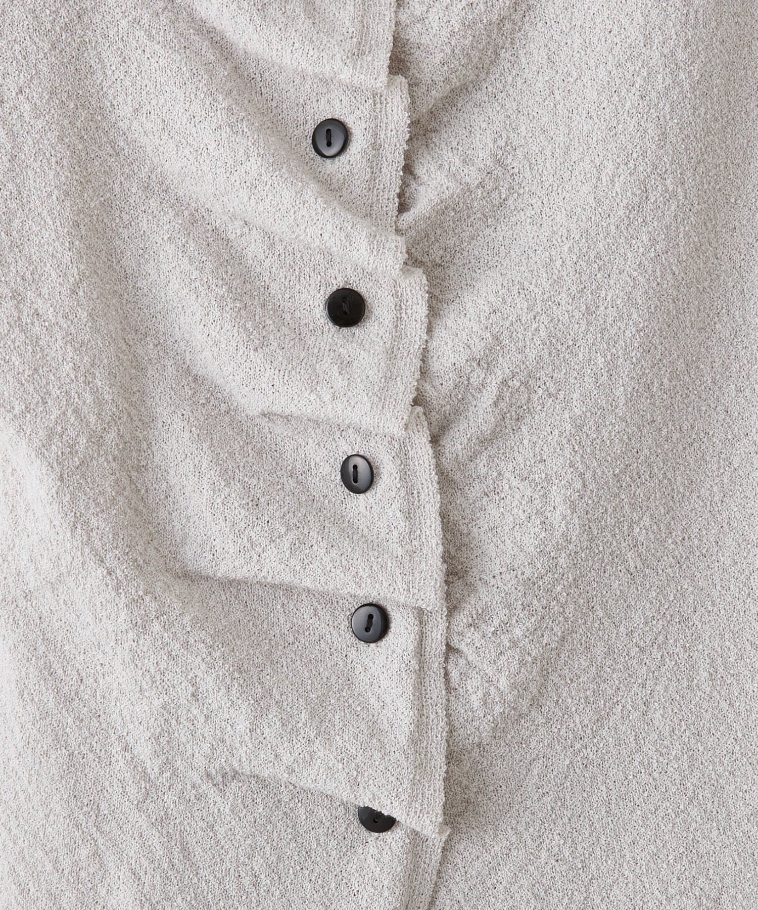 DISCOAT(ディスコート) 【umm.】ドレープ半袖カーディガン