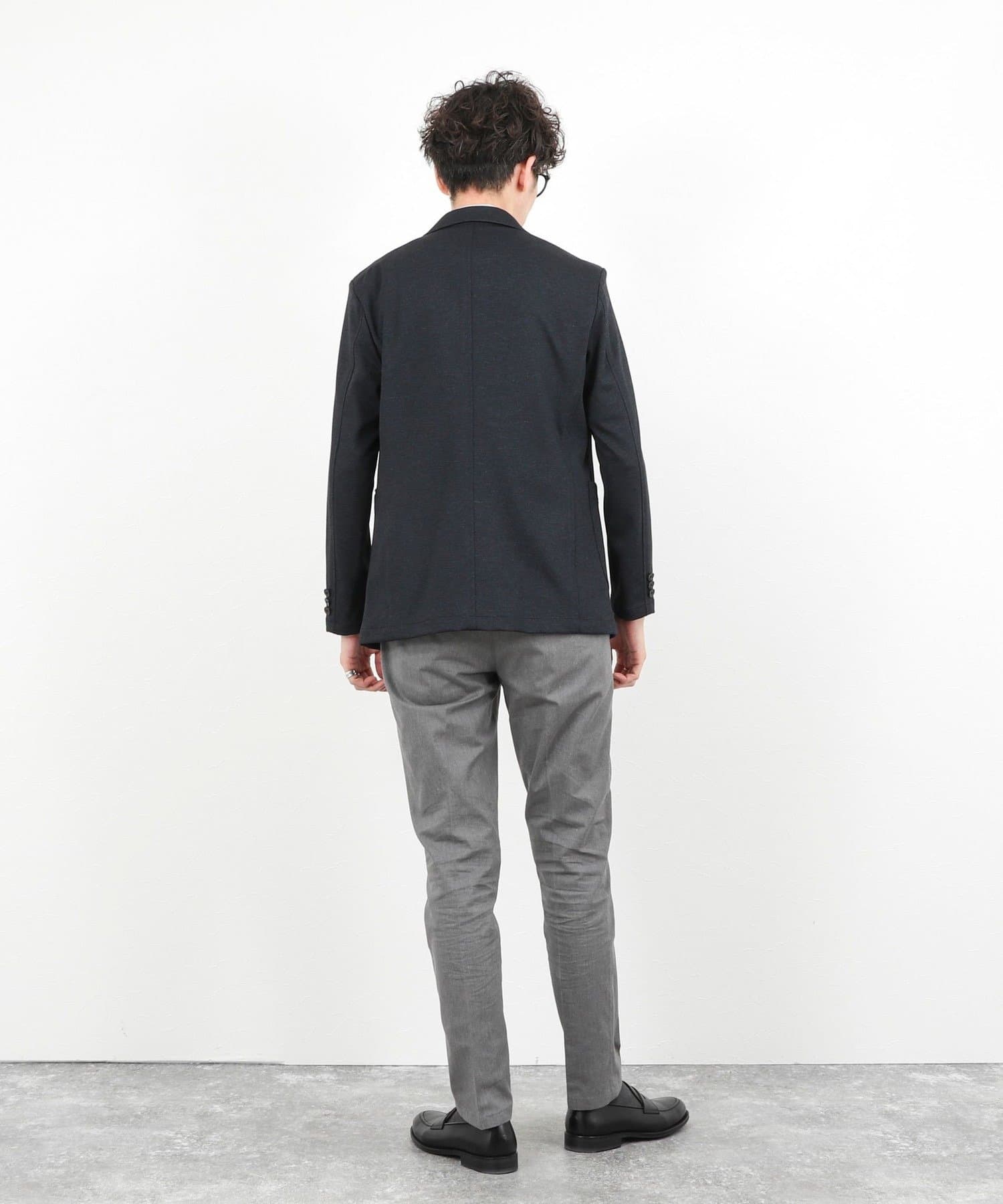 NOLLEY'S(ノーリーズ) 《ビジカジ対応》綿麻COOLMAX スリムフィットパンツ