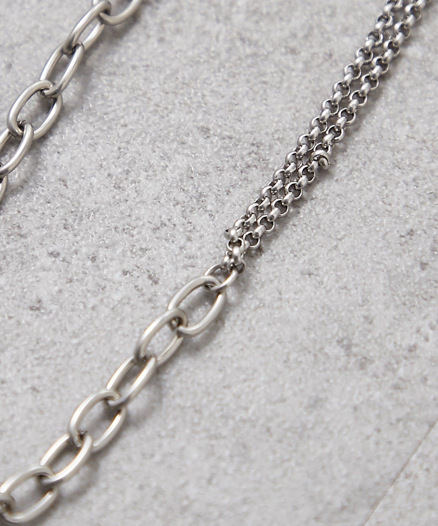 Remind me and forever(リマインドミーアンドフォーエバー) 【Mavie..7】アシメチェーンチョーカーネックレス