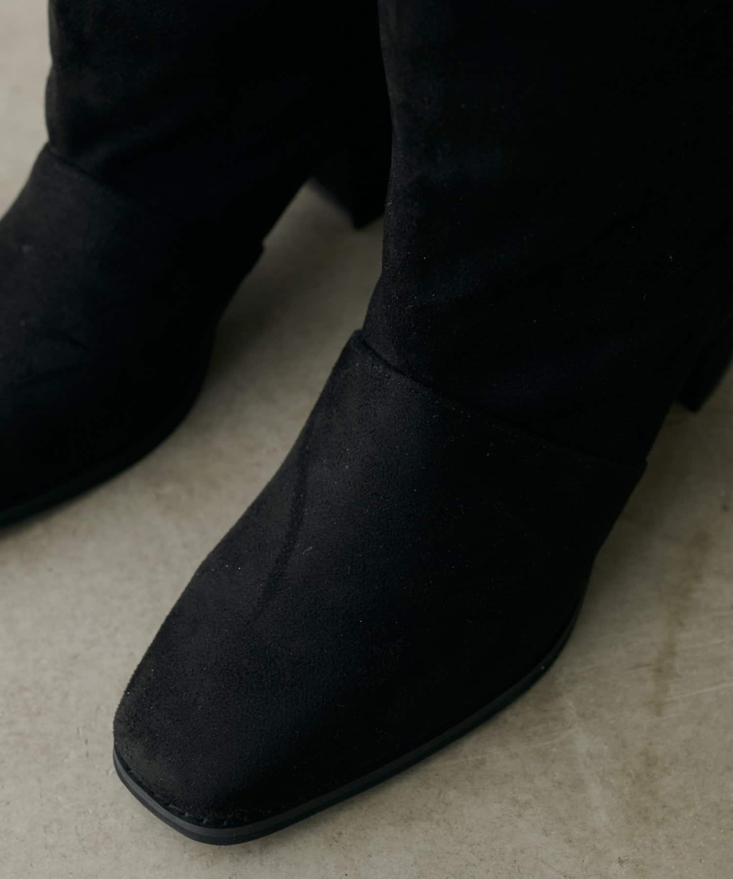 NICE CLAUP / OLIVE des OLIVE OUTLET(ナイスクラップ  / オリーブ デ オリーブ アウトレット) 【natural couture】スエードロングブーツ