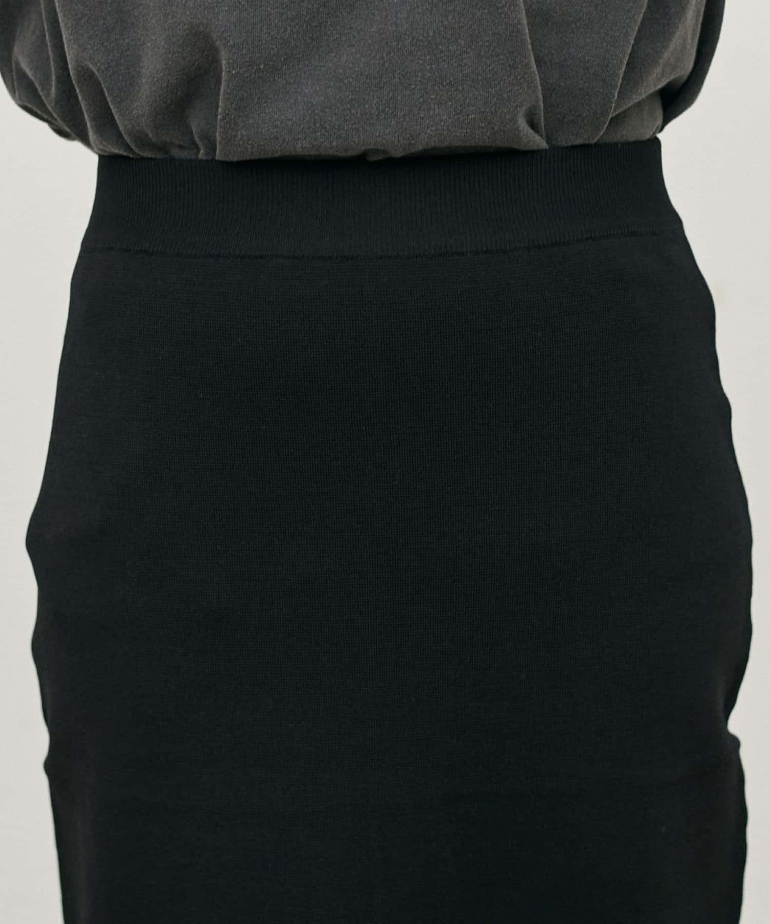 LARUTA(ラルータ) UV接触冷感シンプルIラインニットスカート