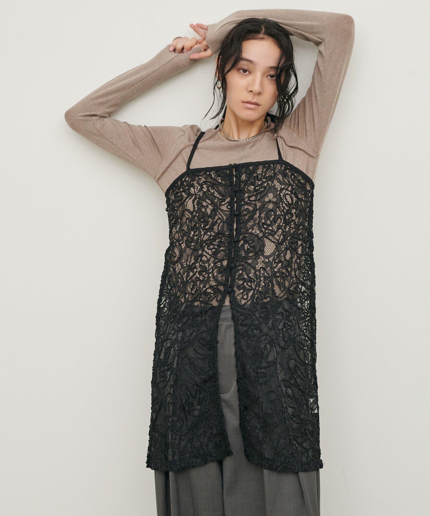 LARUTA(ラルータ) レースキャミワンピース