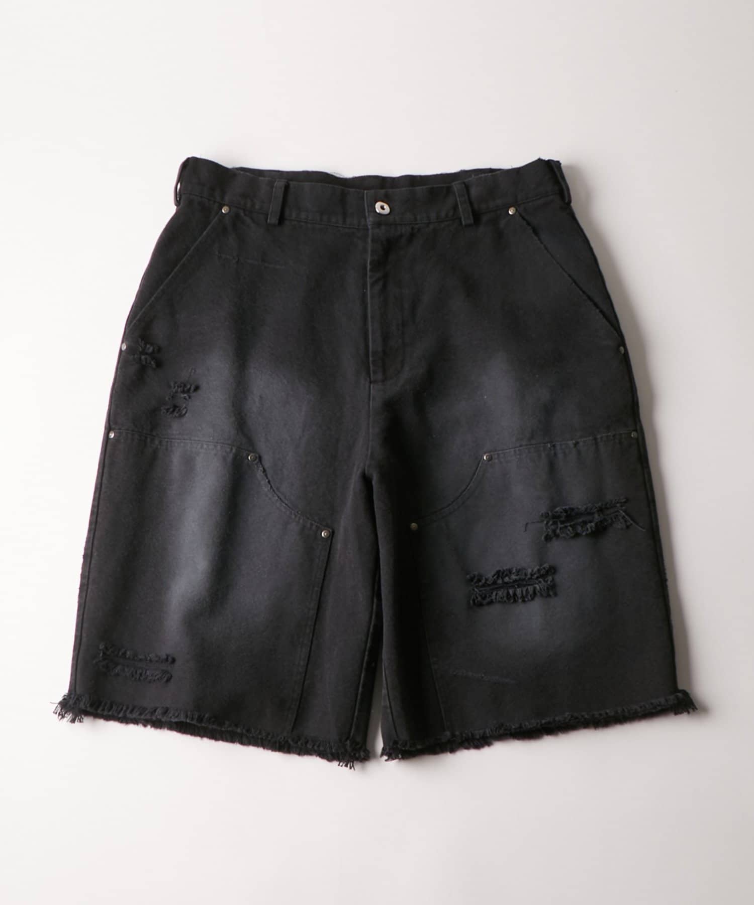 WHO’S WHO gallery(フーズフーギャラリー) KOOKY'N ダメージダックハーフパンツ