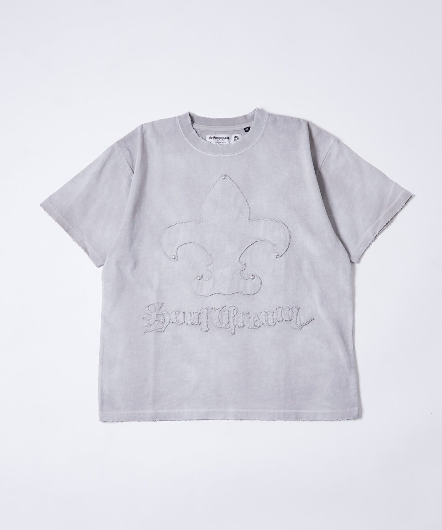 WHO’S WHO gallery(フーズフーギャラリー) Sourcreamユリ紋章貼り付けTEE