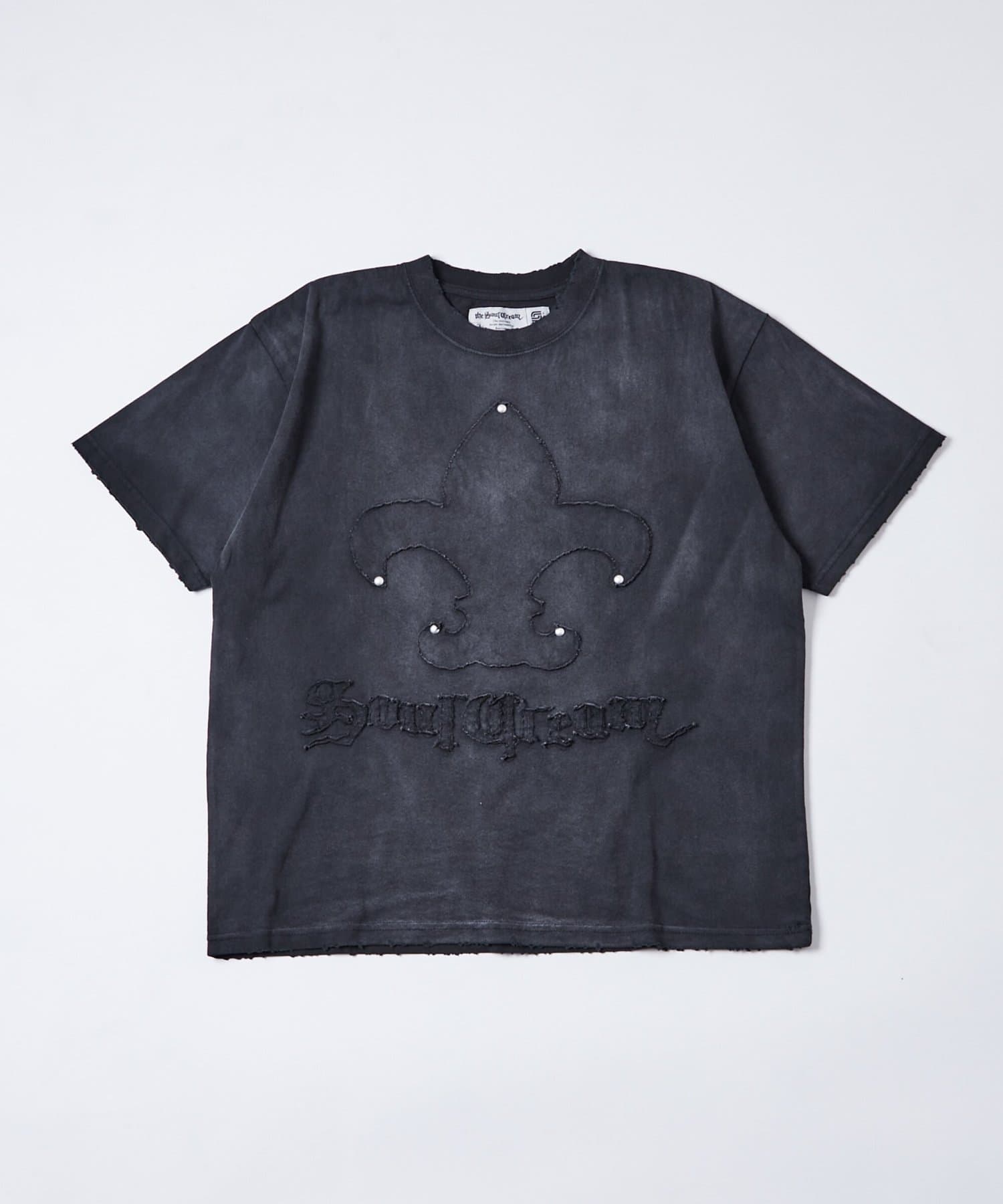 WHO’S WHO gallery(フーズフーギャラリー) Sourcreamユリ紋章貼り付けTEE