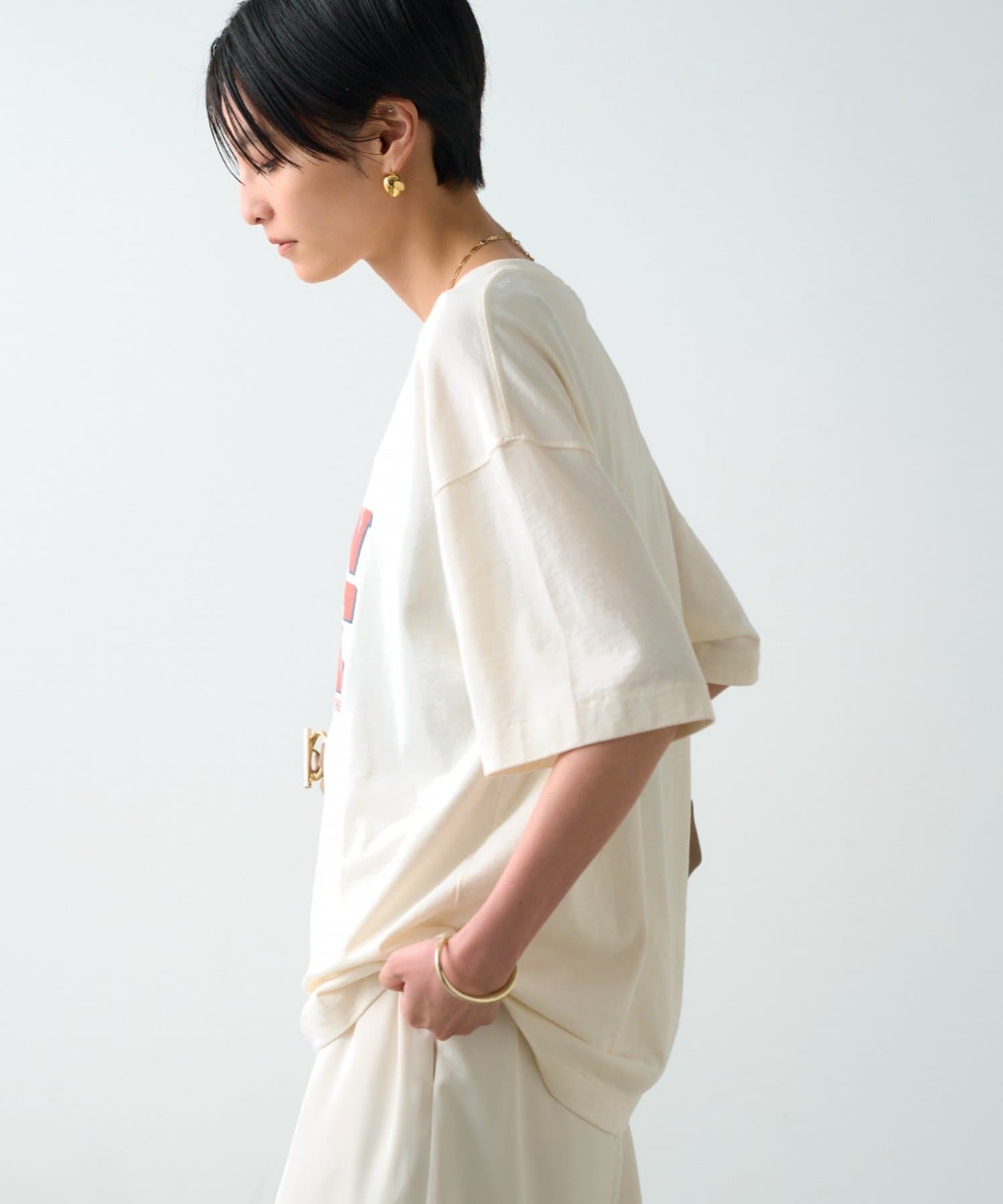 LOUNGEDRESS(ラウンジドレス) ロゴプリントTシャツ