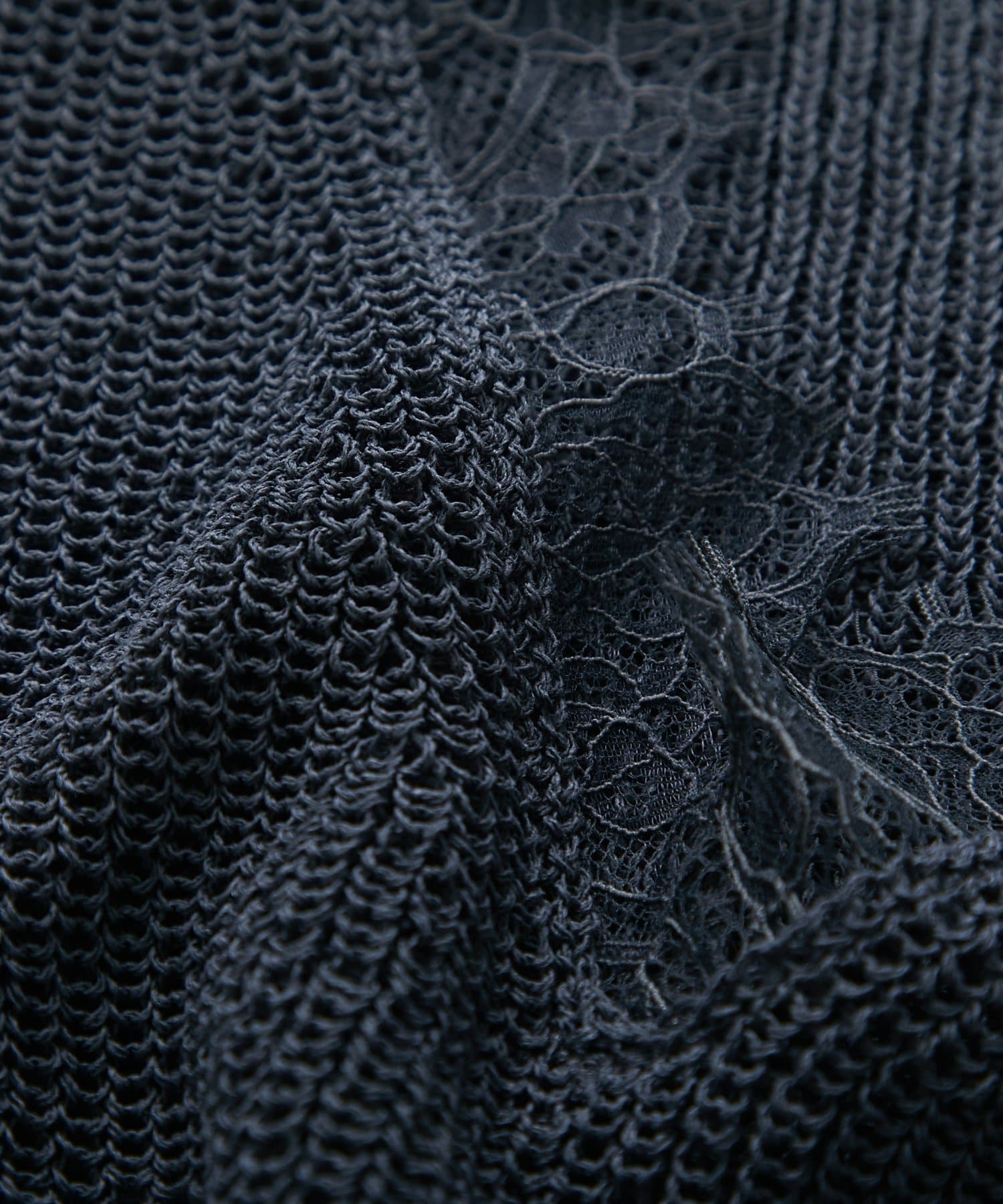 La boutique BonBon(ラブティックボンボン) ペーパーヤーンレース付きベスト