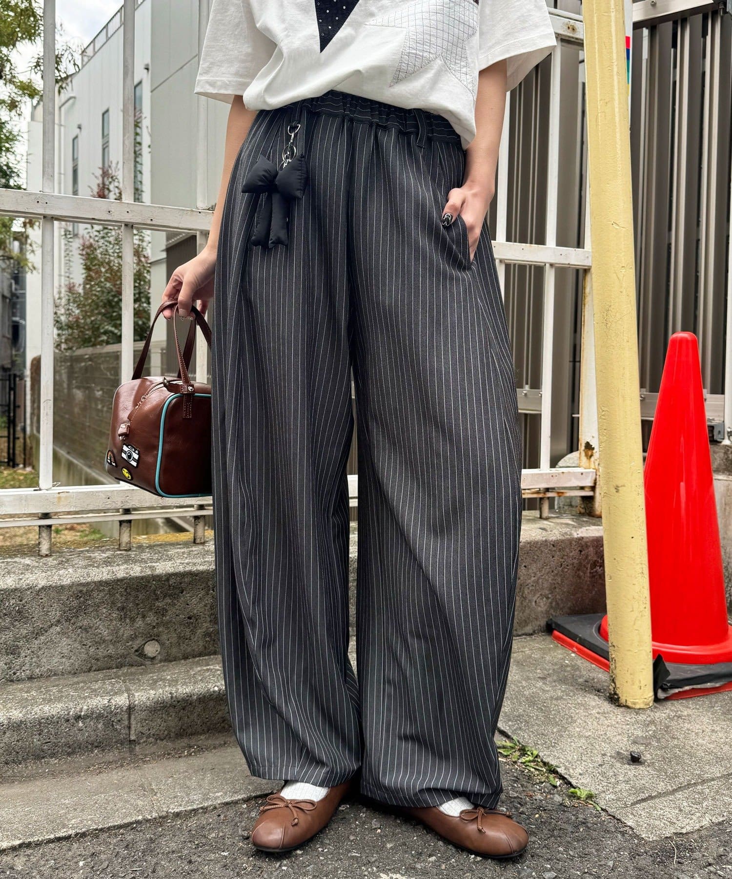 CIAOPANIC(チャオパニック) 【♡15で1500円OFFクーポン！？】ワイドバルーンスラックス