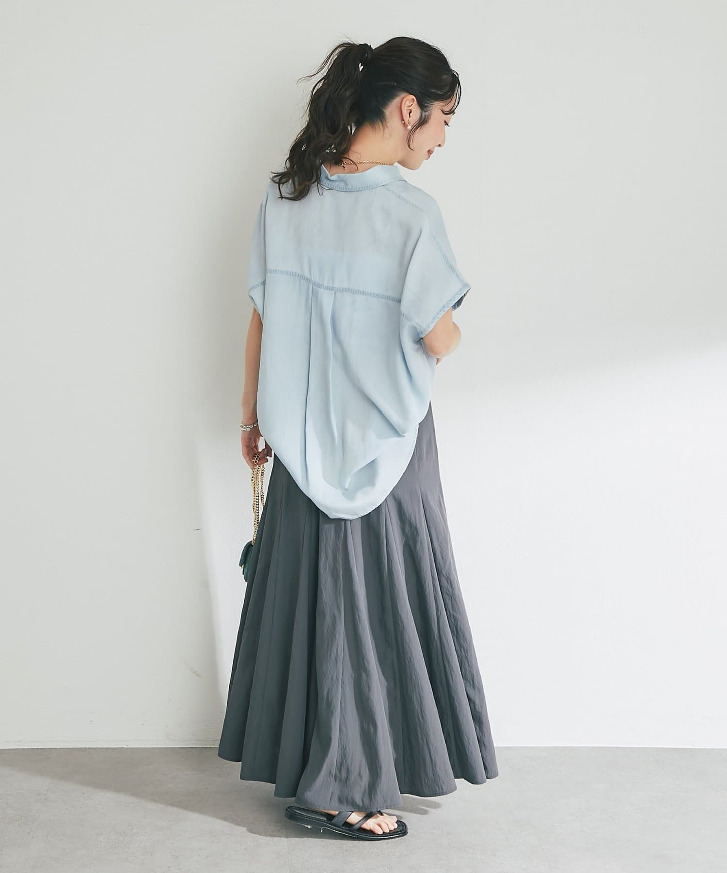 La boutique BonBon(ラブティックボンボン) レーヨンナイロンマチマーメイドSK