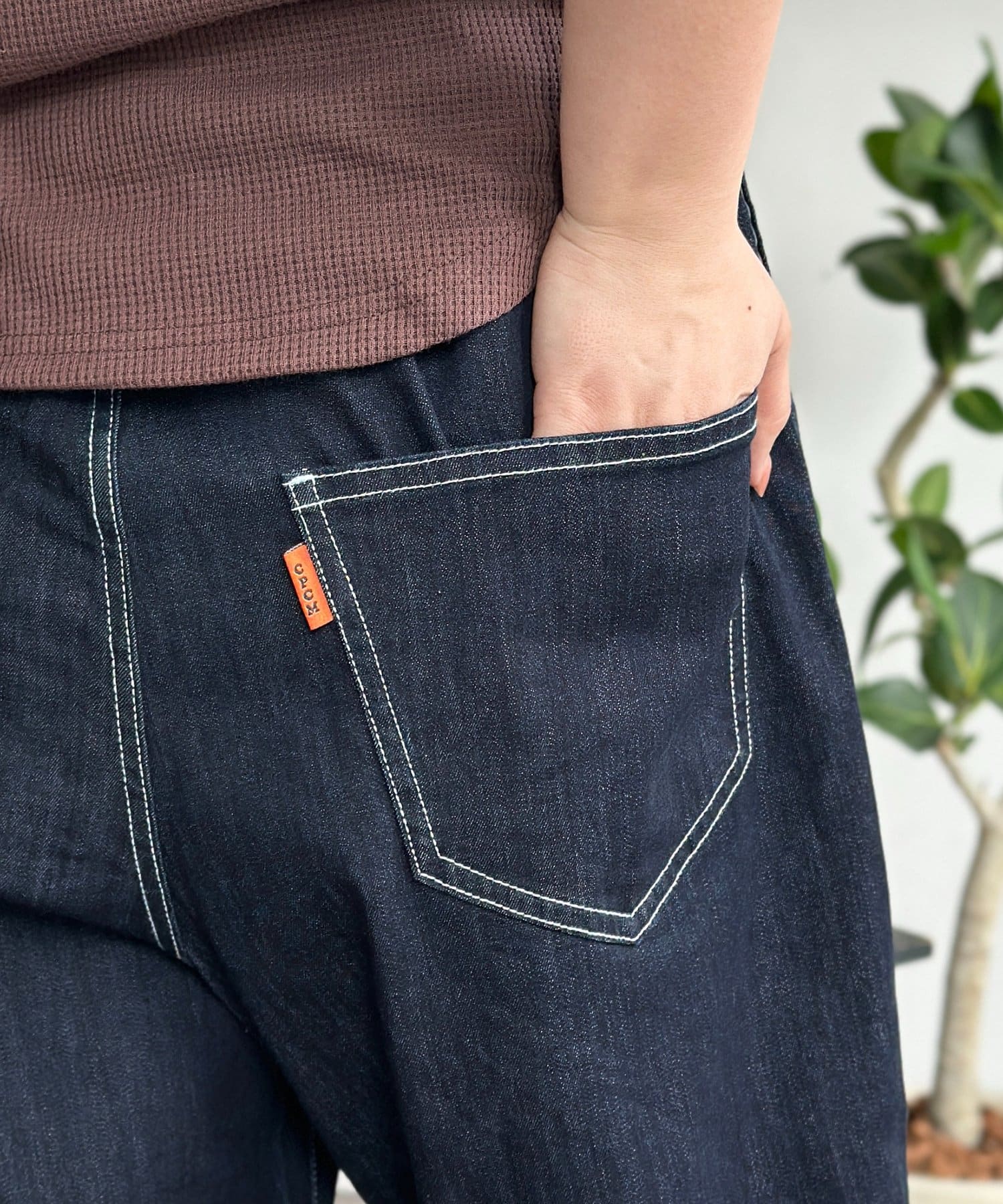 CPCM(シーピーシーエム) 【COOLMAX®】タックワイドデニム