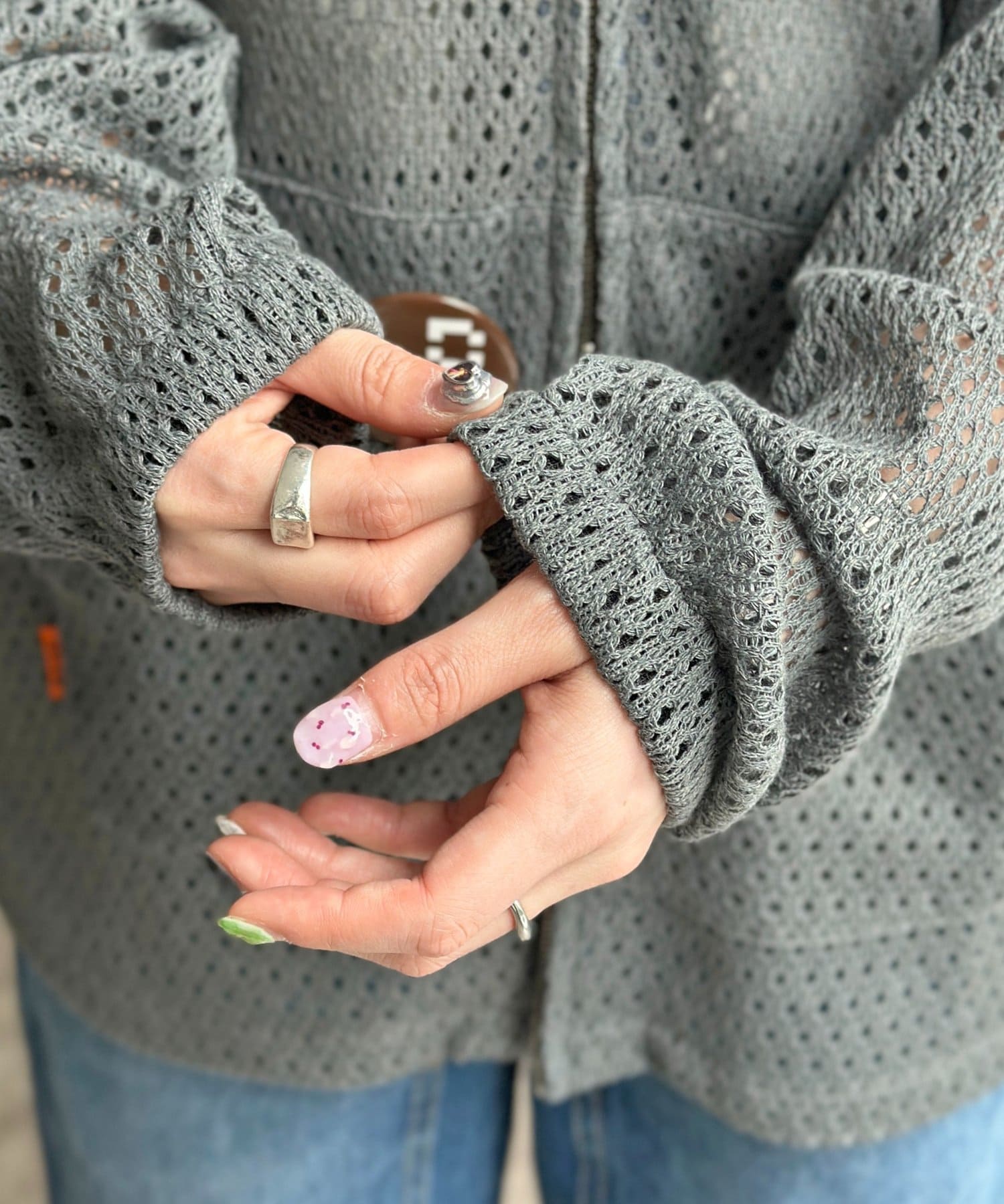 CPCM(シーピーシーエム) レースジップパーカー