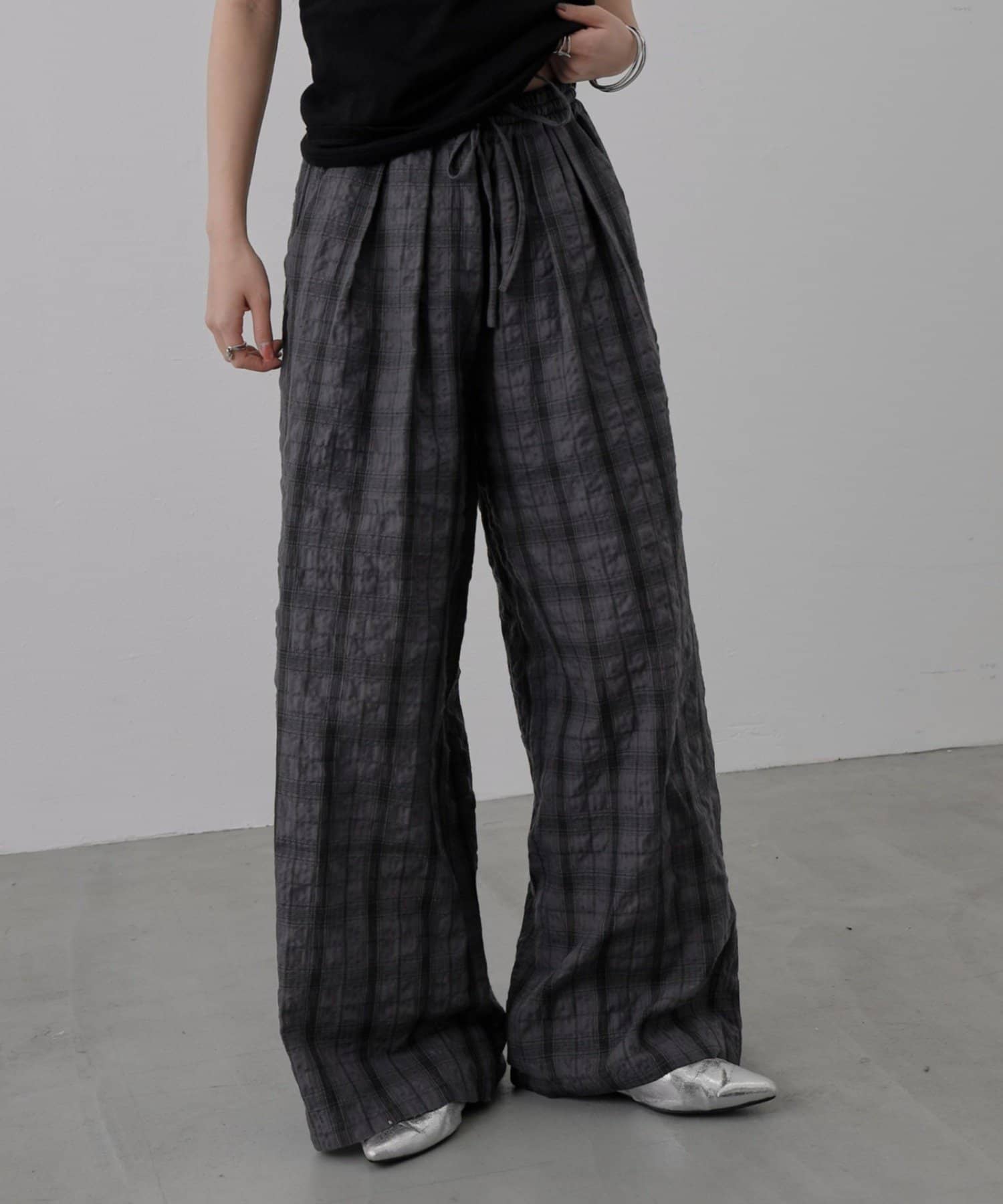 COLONY 2139(コロニー トゥーワンスリーナイン) 【セットアップ対応】TCチェックイージーパンツ