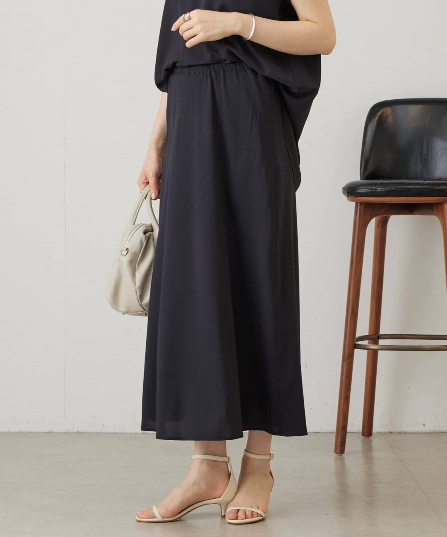 BEARDSLEY(ビアズリー) ストレッチジョーゼットバイヤススカート