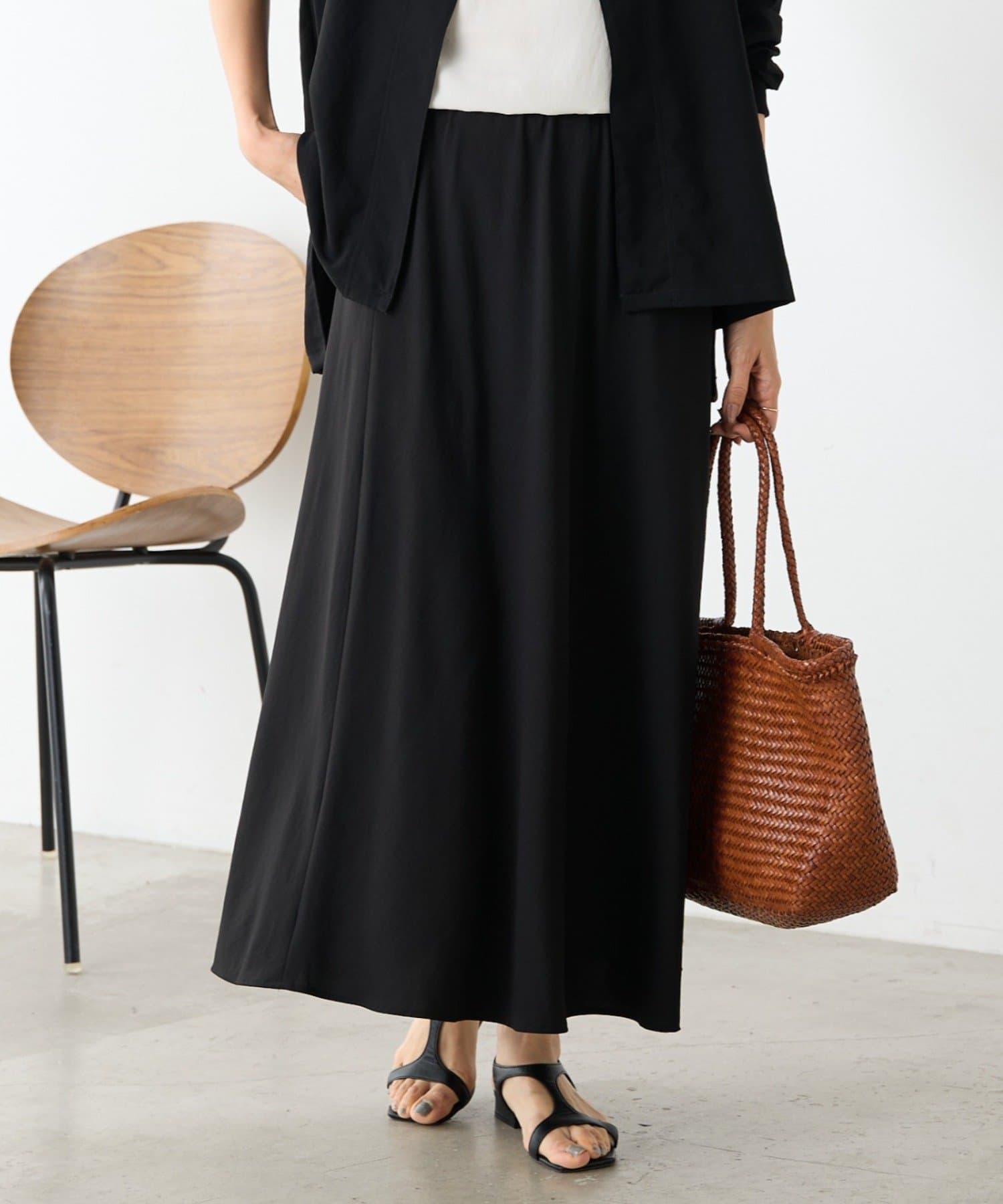 BEARDSLEY(ビアズリー) ストレッチジョーゼットバイヤススカート