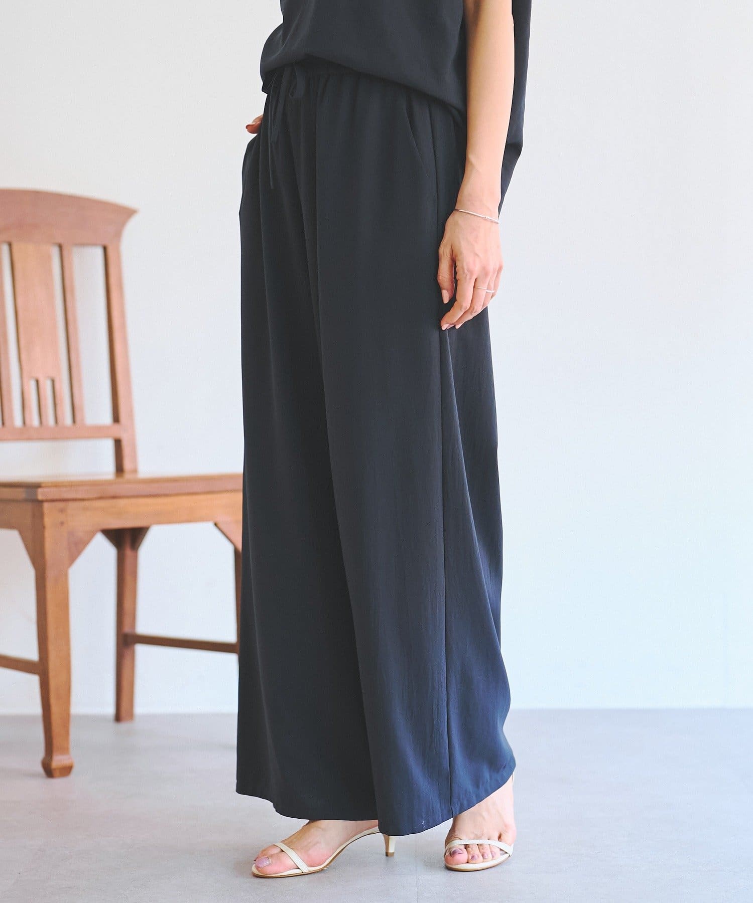 BEARDSLEY(ビアズリー) 《4/5(日)12：00予約開始》ストレッチジョーゼットパンツ