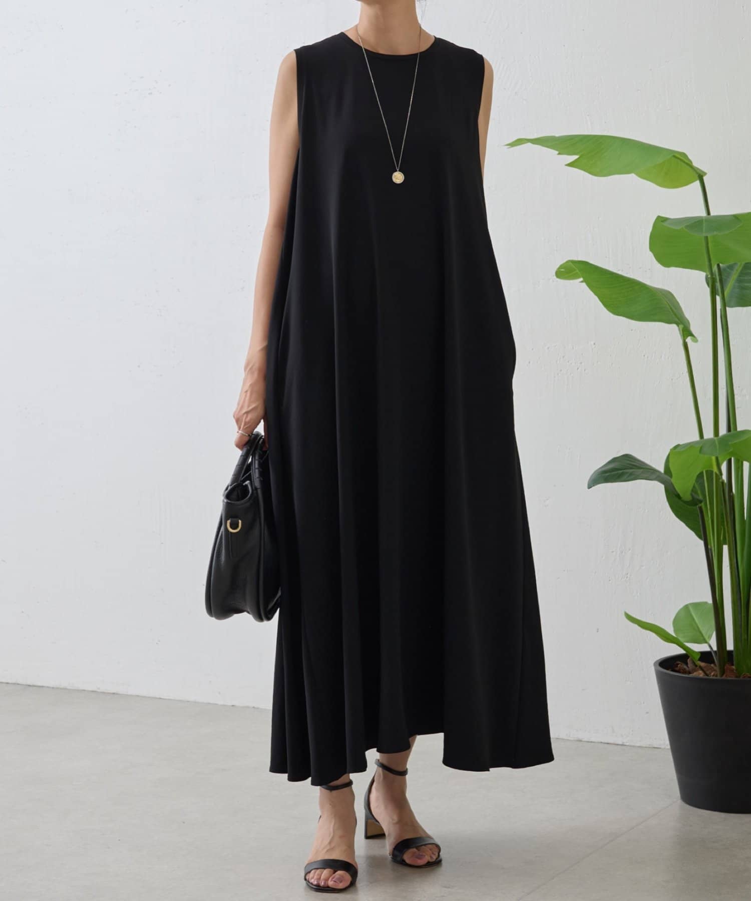 BEARDSLEY(ビアズリー) 《4/5(日)12：00予約開始》ストレッチジョーゼットマキシワンピ