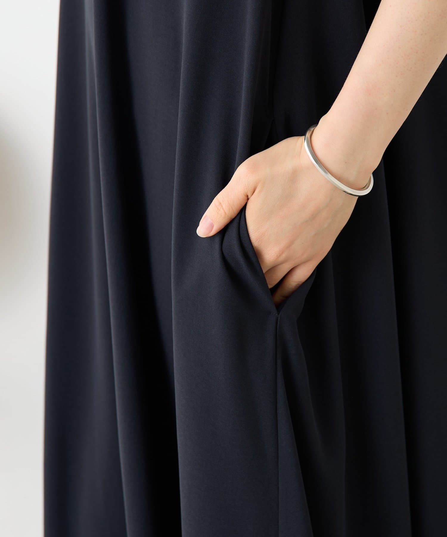 BEARDSLEY(ビアズリー) ストレッチジョーゼットマキシワンピ