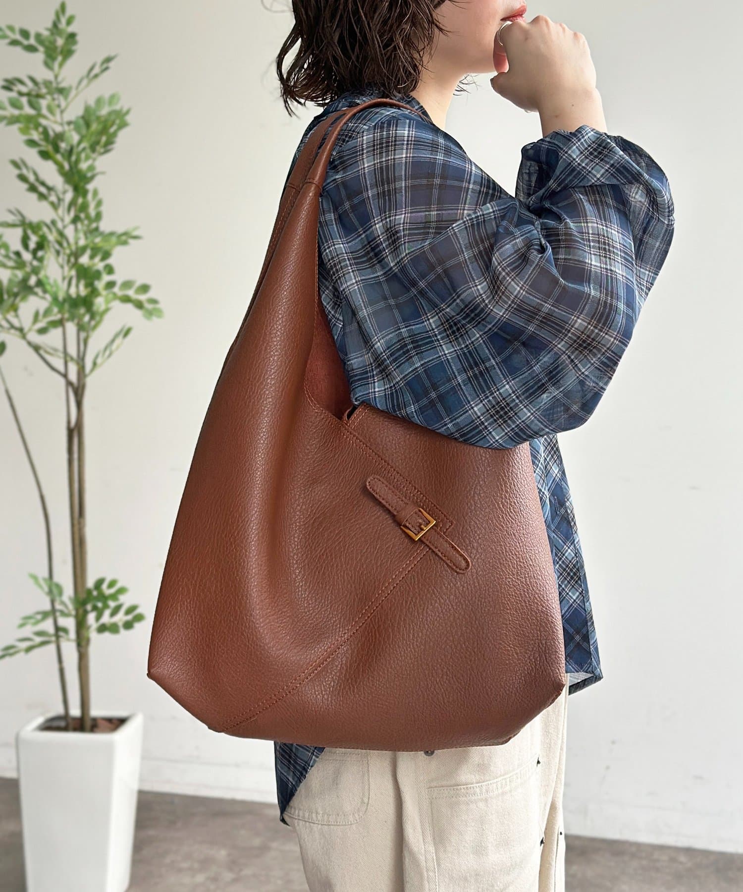 CPCM(シーピーシーエム) PUベルト付きトート