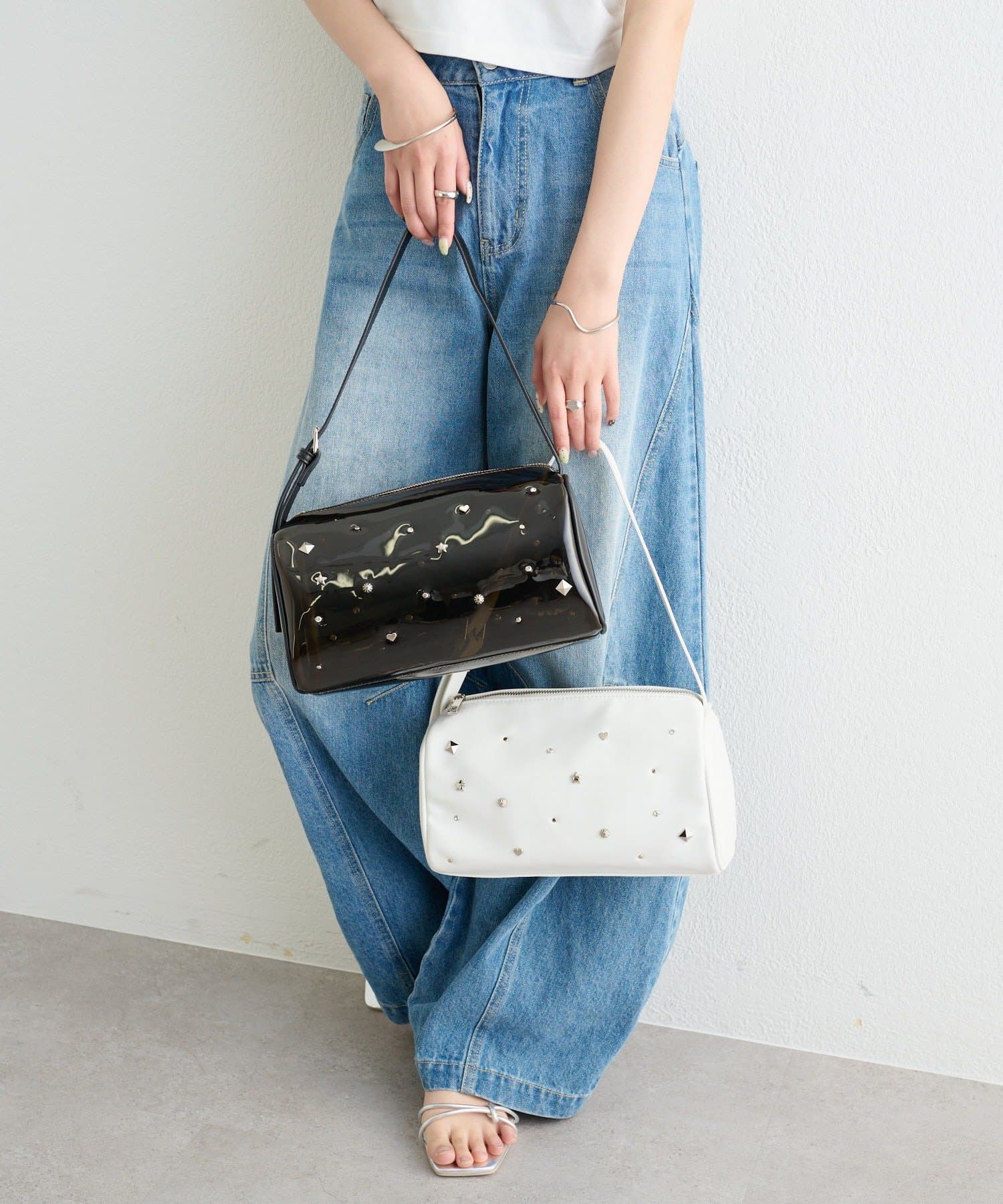 mystic(ミスティック) スタッズビジューBAG