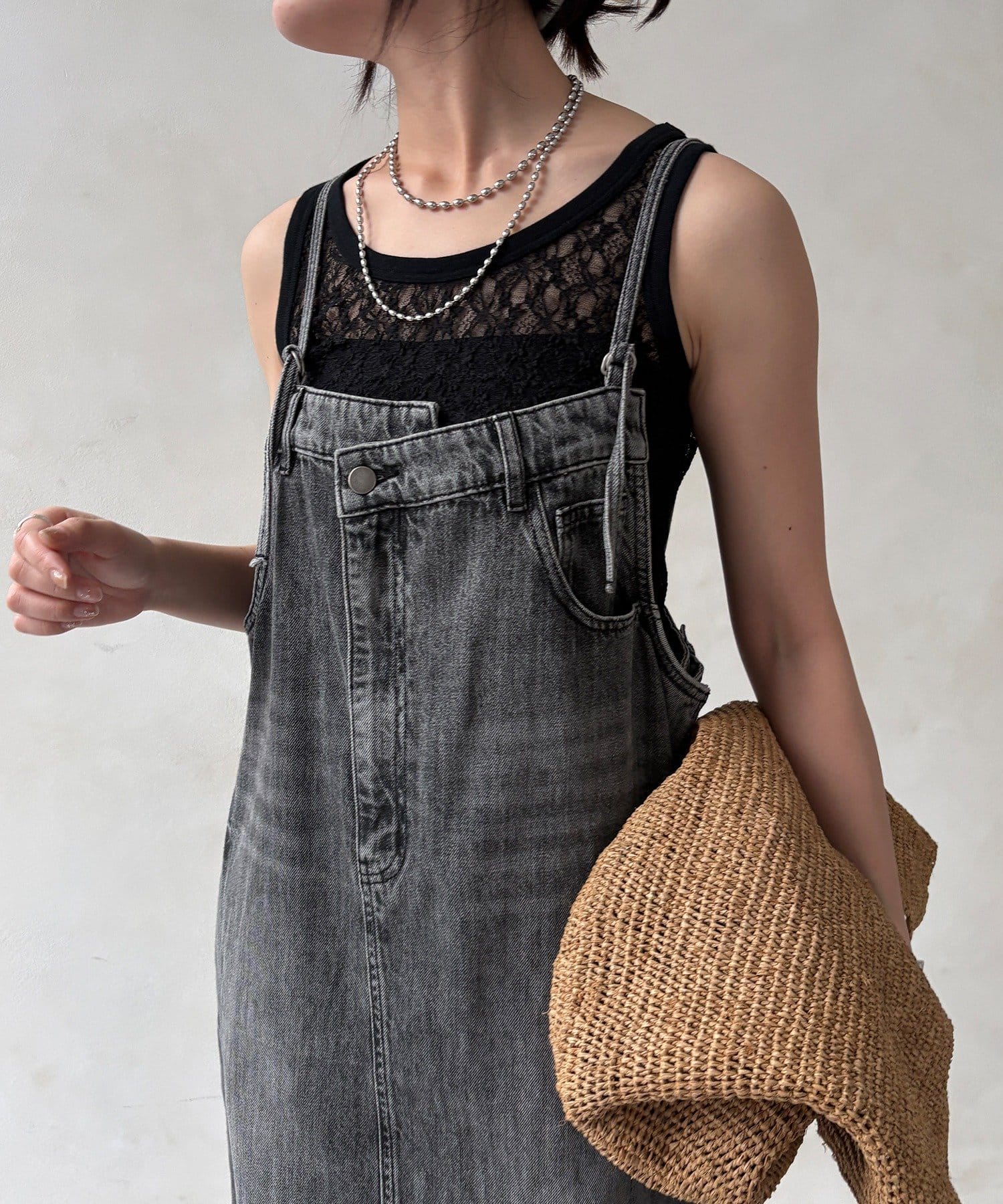 DOUDOU(ドゥドゥ) レースタンク