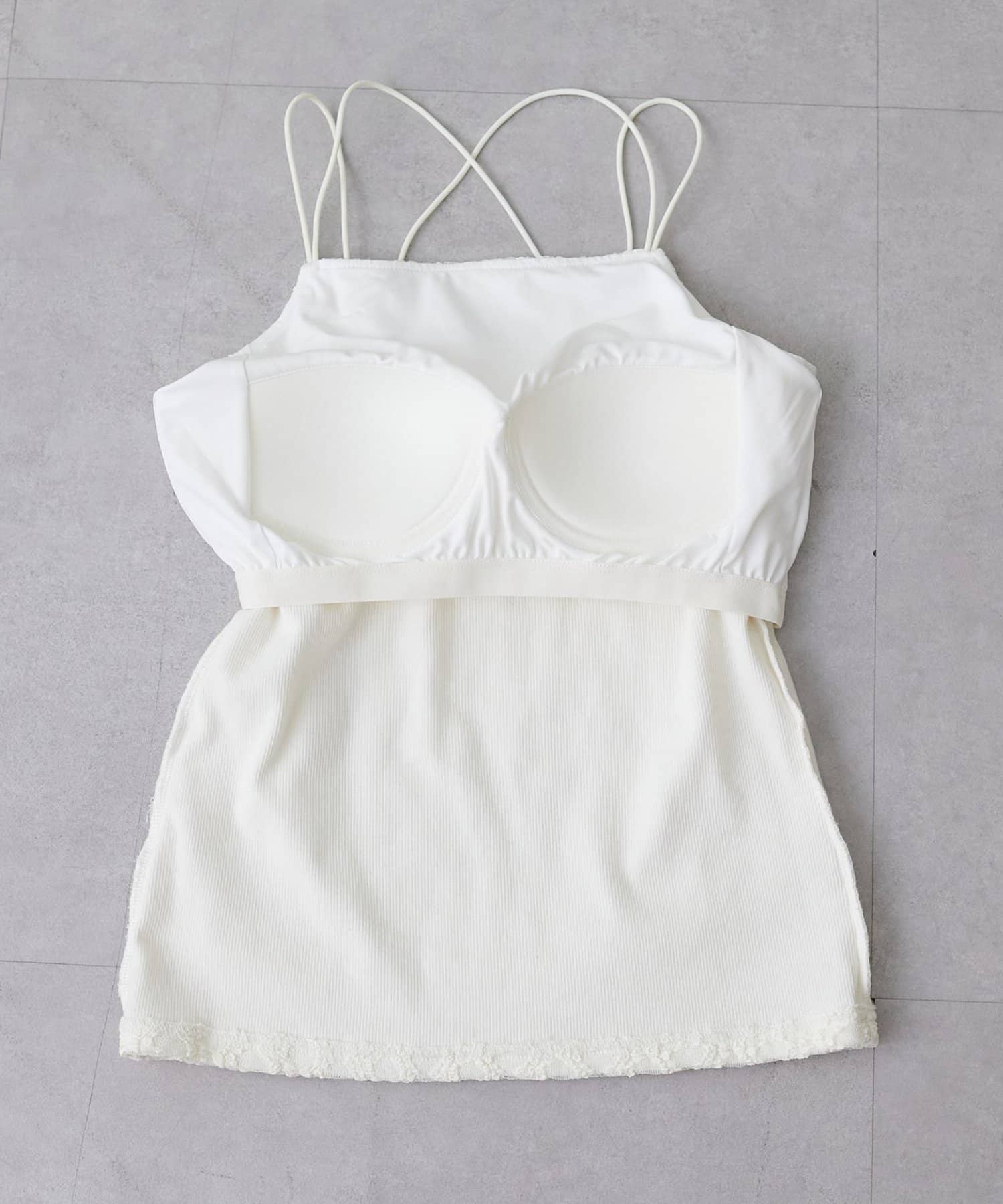 DISCOAT(ディスコート) レースカップ付キャミ