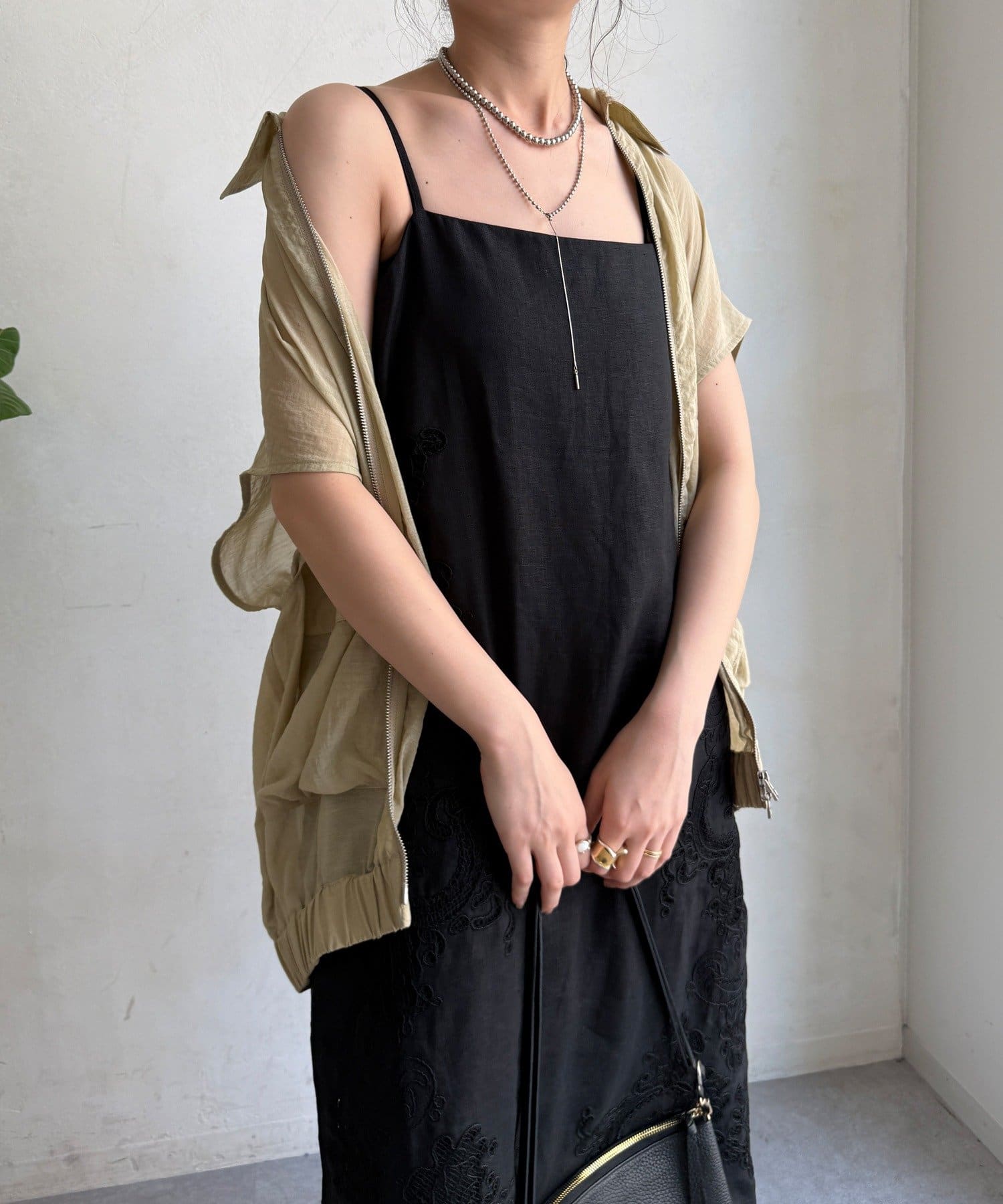 DOUDOU(ドゥドゥ) コードレース刺繍カットワークレースワンピース