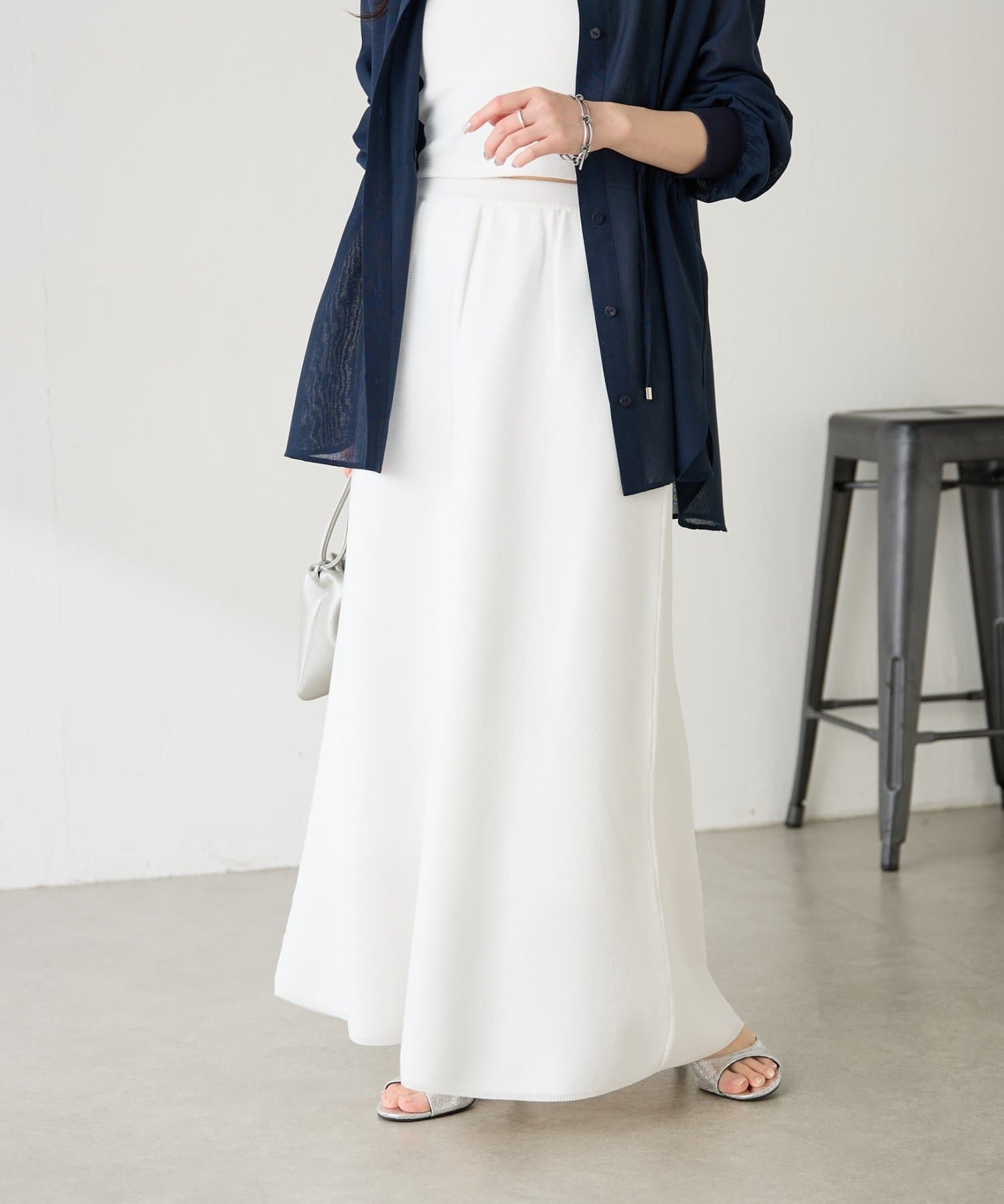 COLLAGE GALLARDAGALANTE(コラージュ ガリャルダガランテ) ニットロングスカート