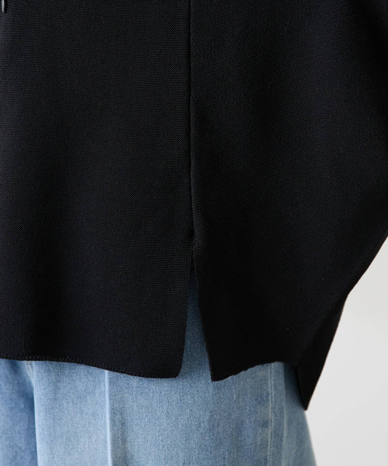 COLLAGE GALLARDAGALANTE(コラージュ ガリャルダガランテ) 【ジップ付き/二の腕カバー】ジップ変形ドルマンニット