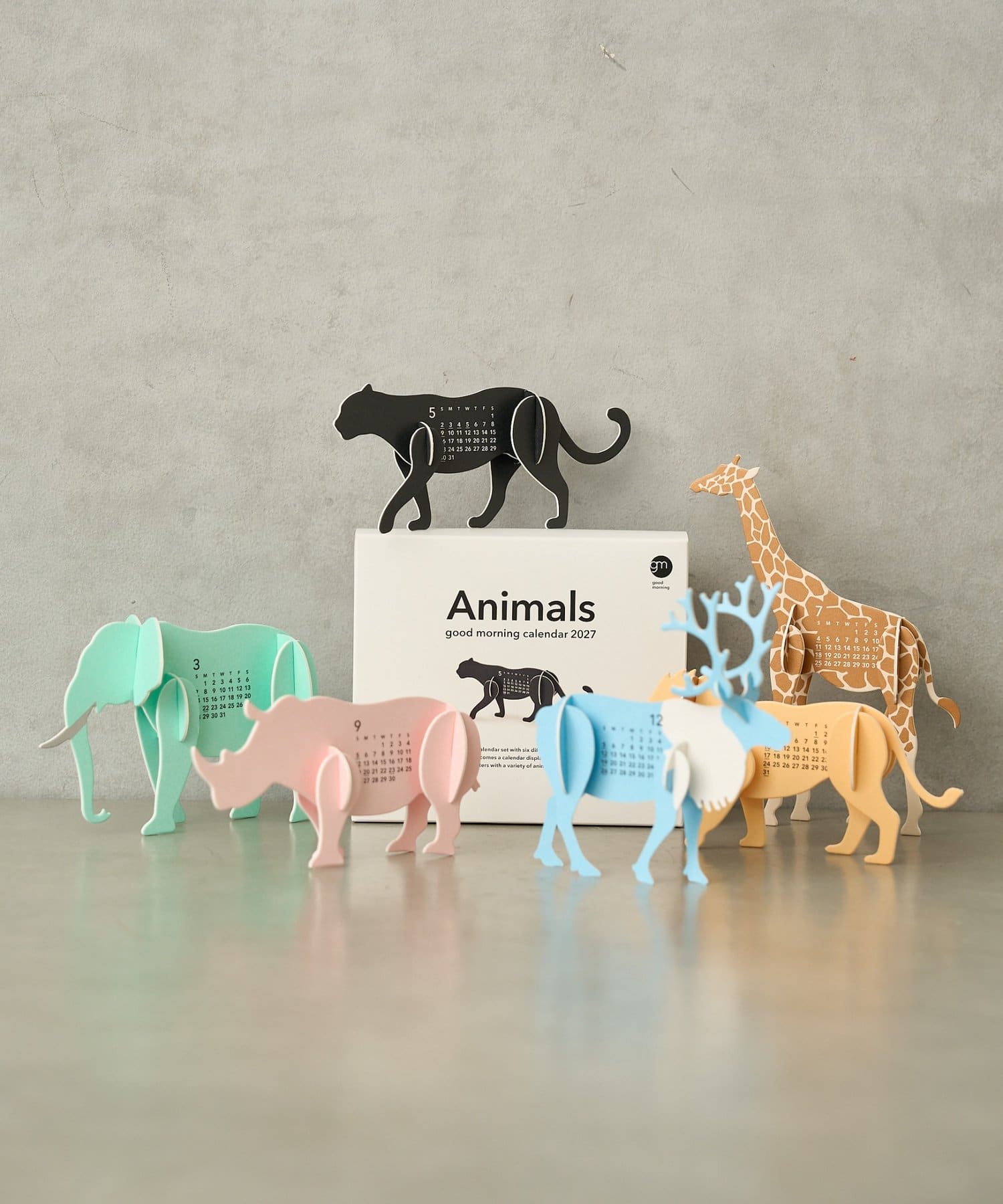 BIRTHDAY BAR(バースデイバー) good morning calendar 2027 Animals カレンダー