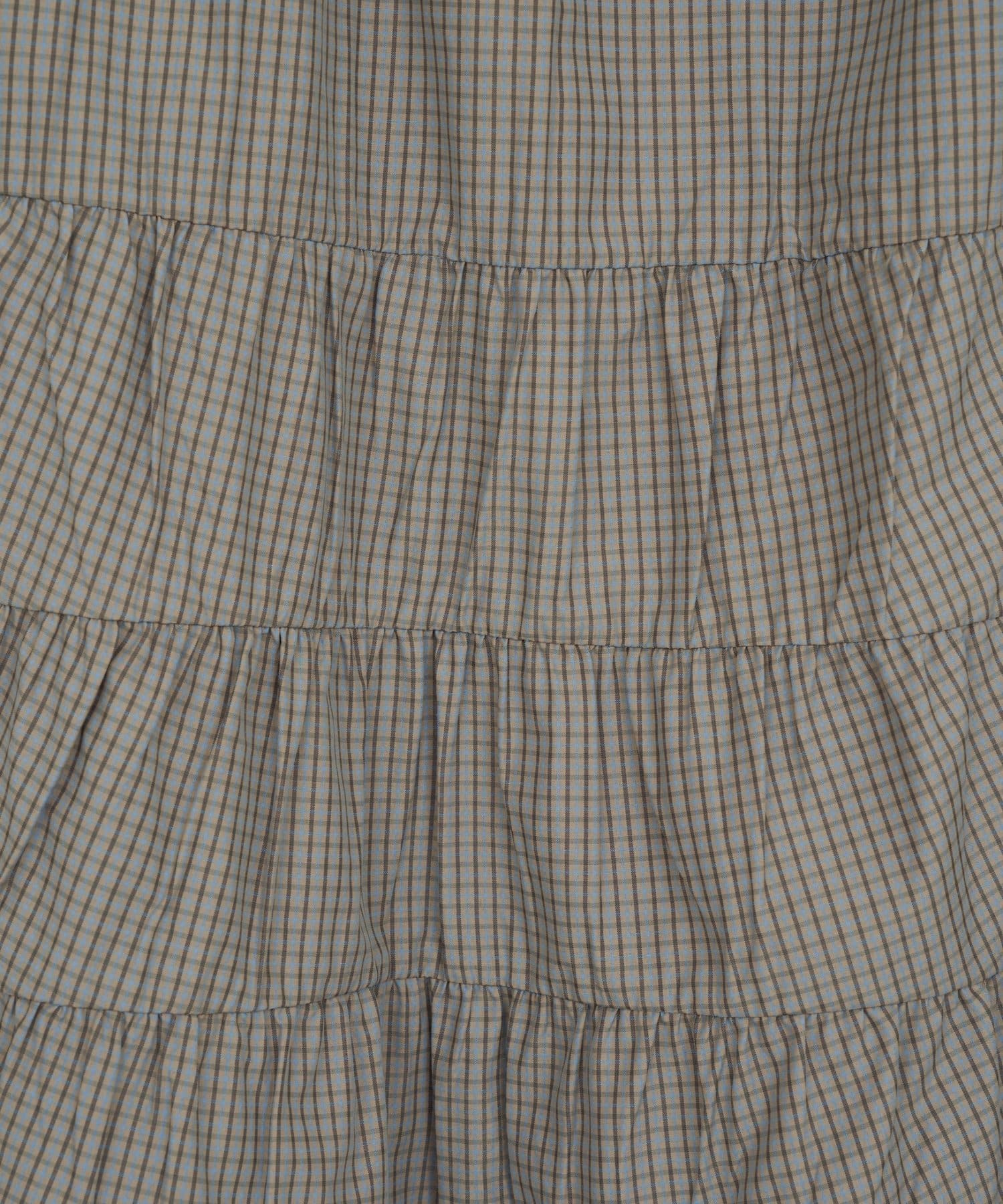 DISCOAT(ディスコート) 【umm.】チェックミドルスカート