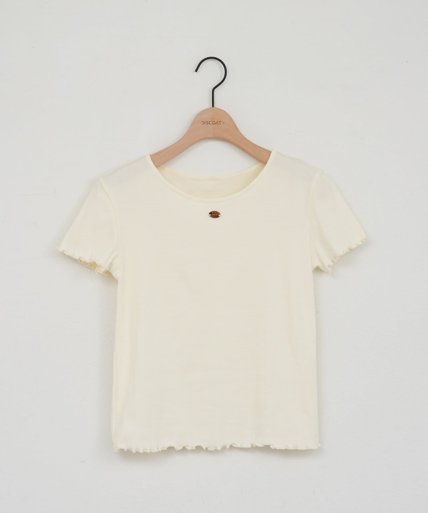 DISCOAT(ディスコート) 【umm.】ロゴプレート半袖Tシャツ