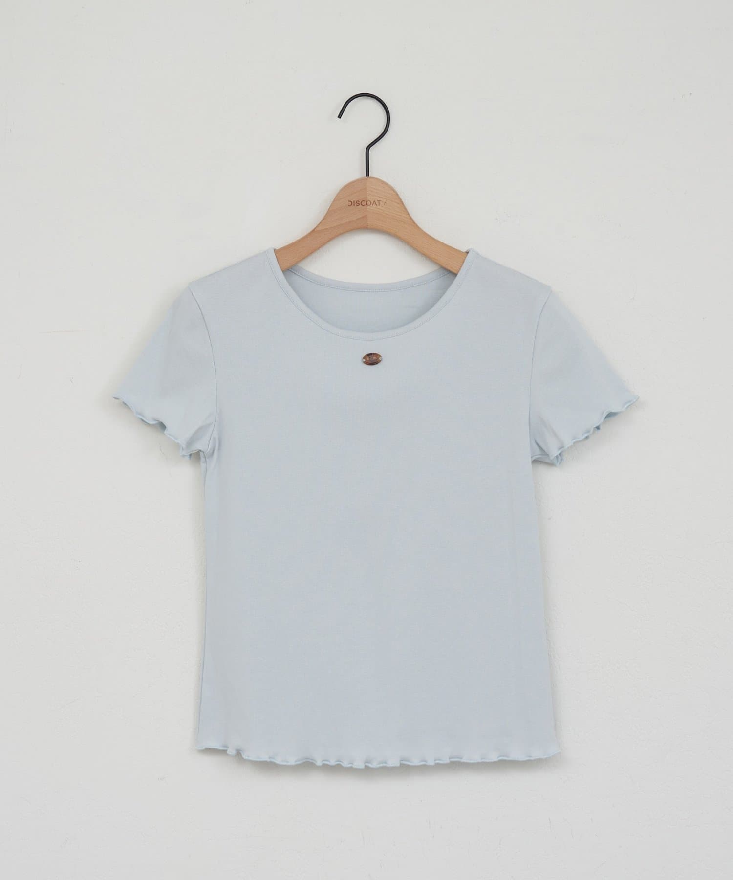 DISCOAT(ディスコート) 【umm.】ロゴプレート半袖Tシャツ