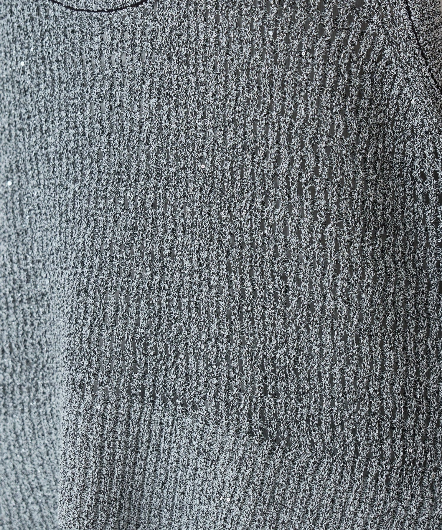 CIAOPANIC TYPY(チャオパニックティピー) 深Uスパンコールラメニットベスト