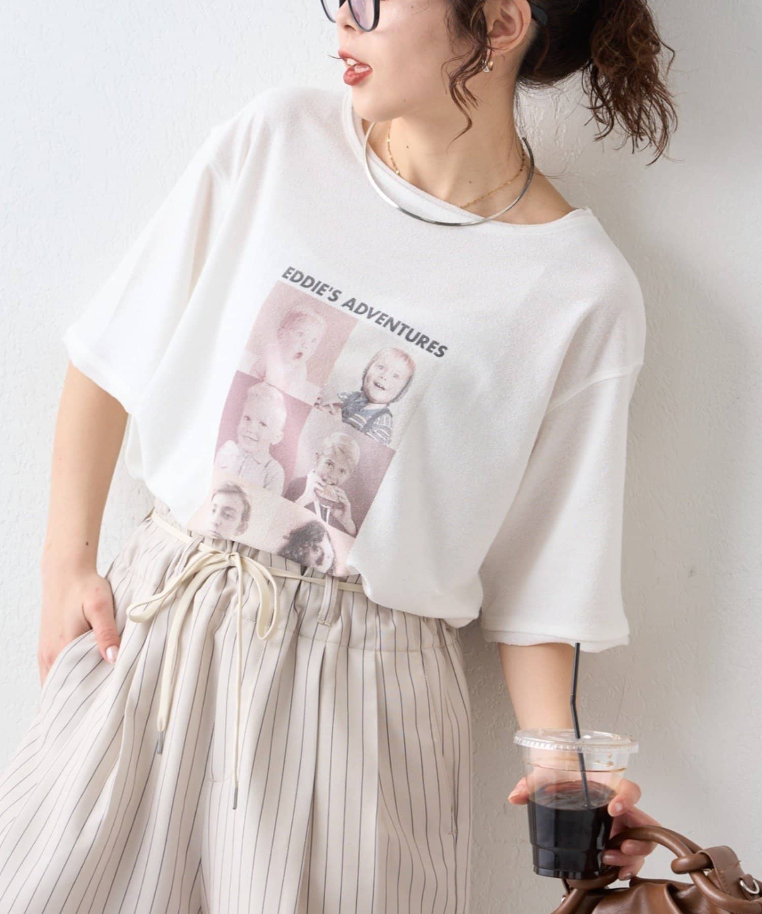 CIAOPANIC TYPY(チャオパニックティピー) ドライタッチアソートフォトプリント半袖Tee