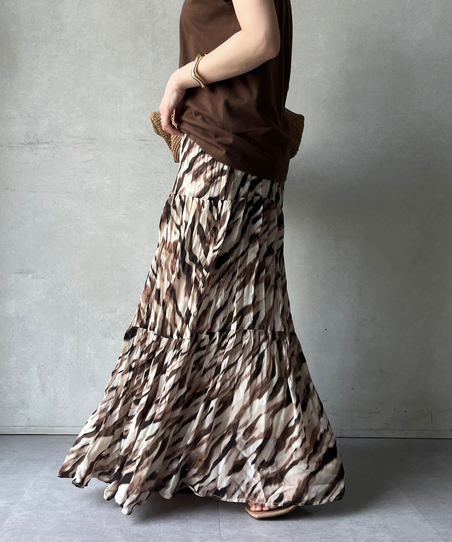 OUTLET(アウトレット) 【DouDou】アニマルワッシャースカート