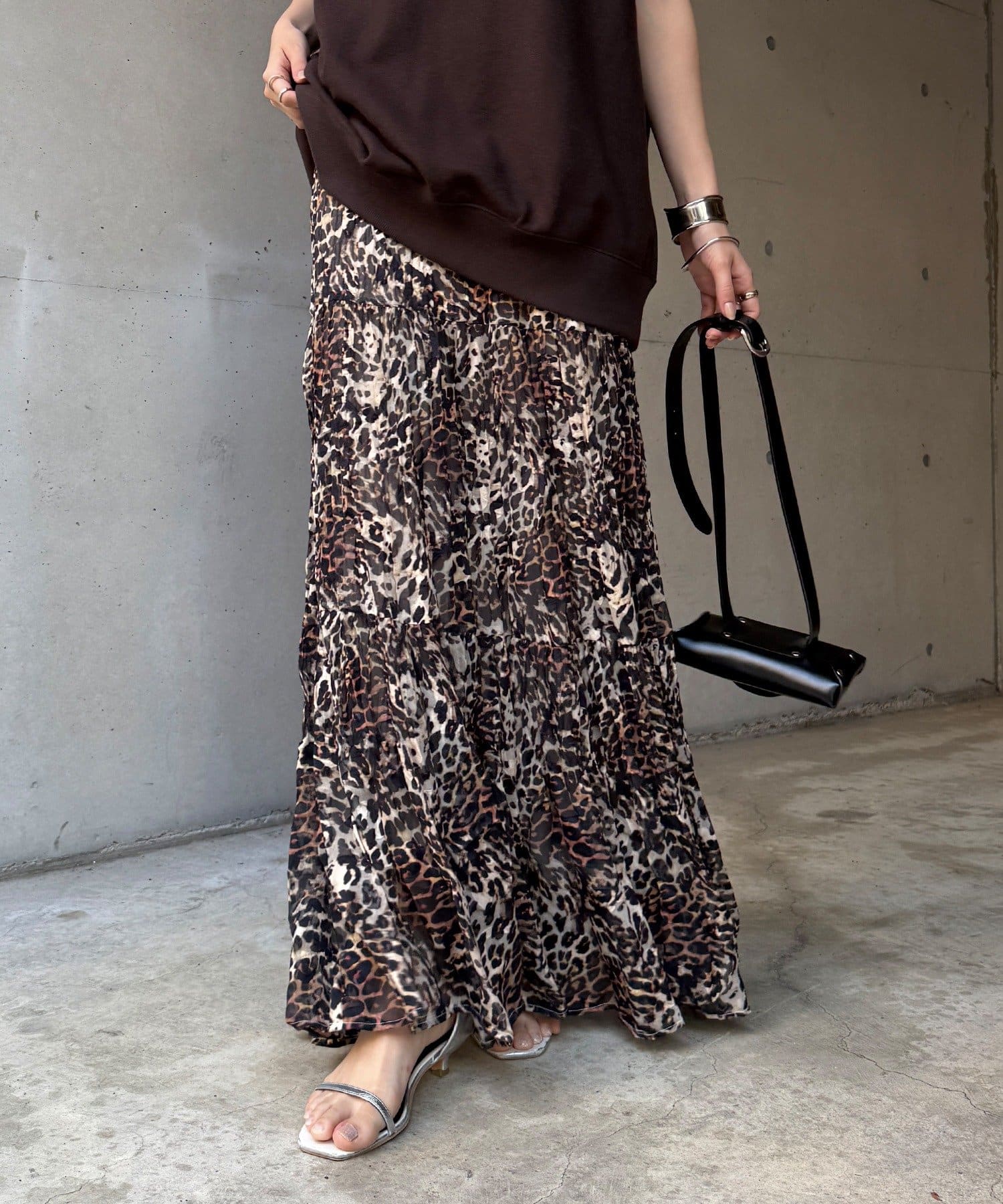 OUTLET(アウトレット) 【DouDou】アニマルワッシャースカート