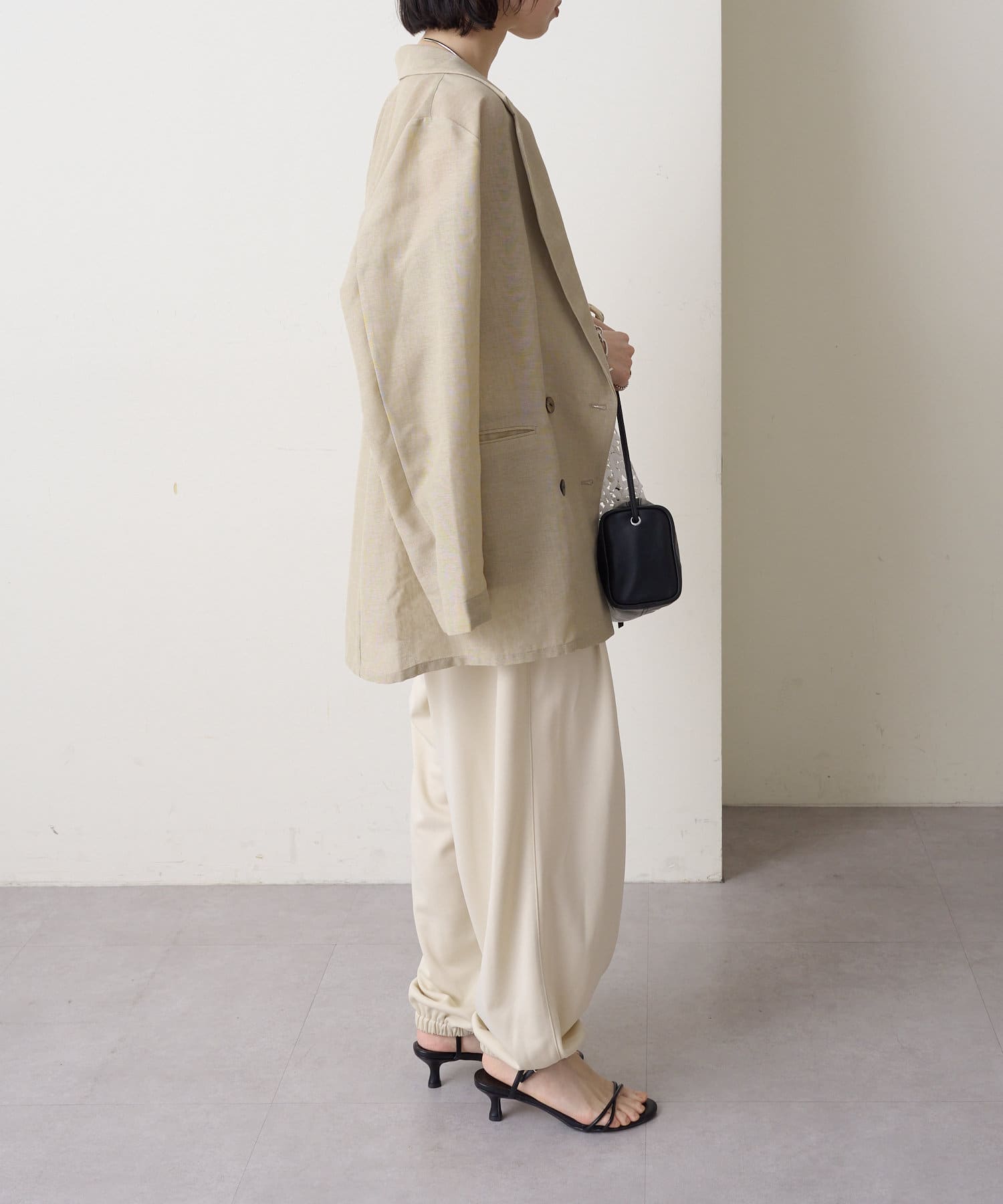 OUTLET(アウトレット) 【Omekashi】シアーメッシュジャケット