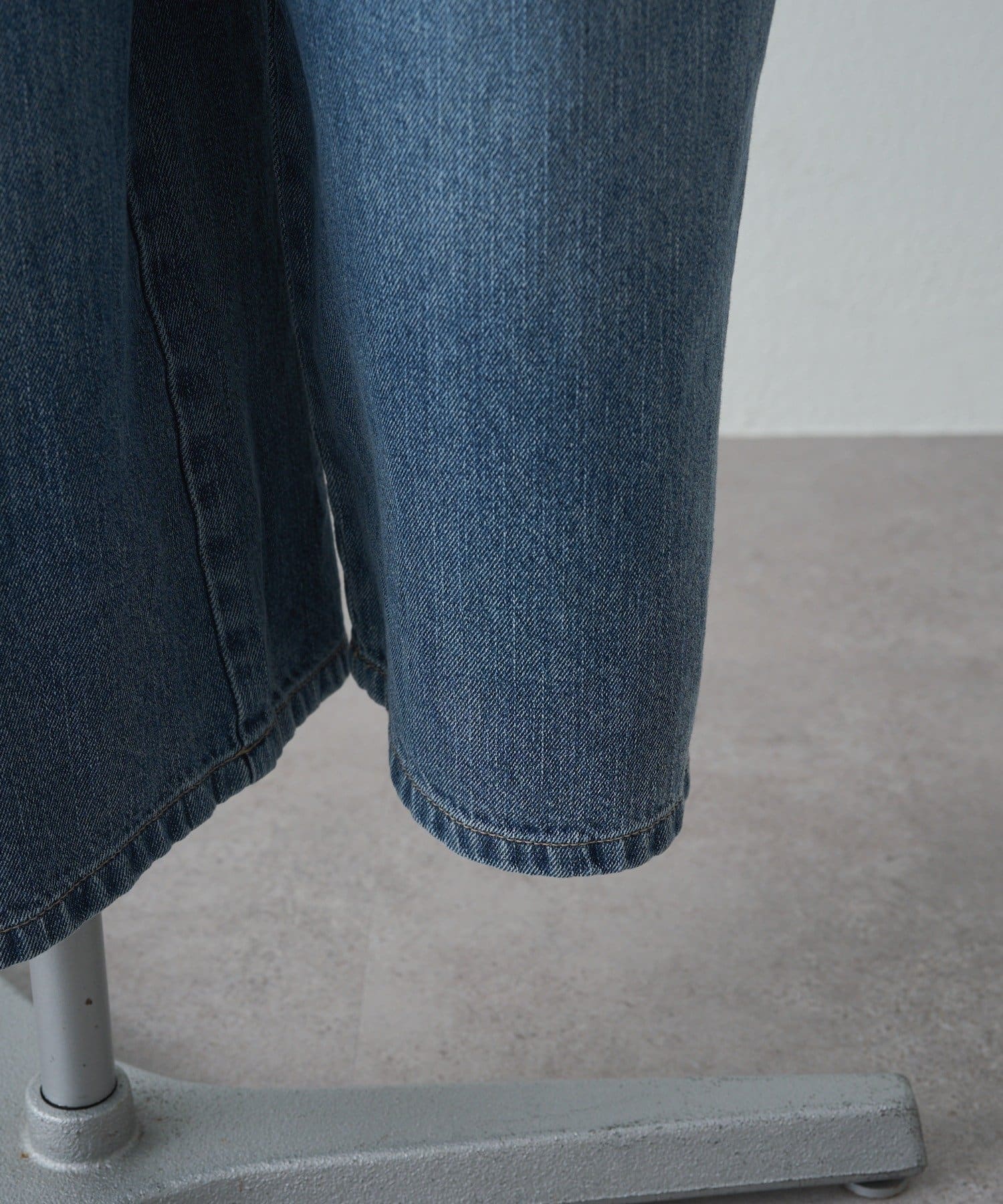 PUAL CE CIN(ピュアルセシン) 綿麻デニムサロペット