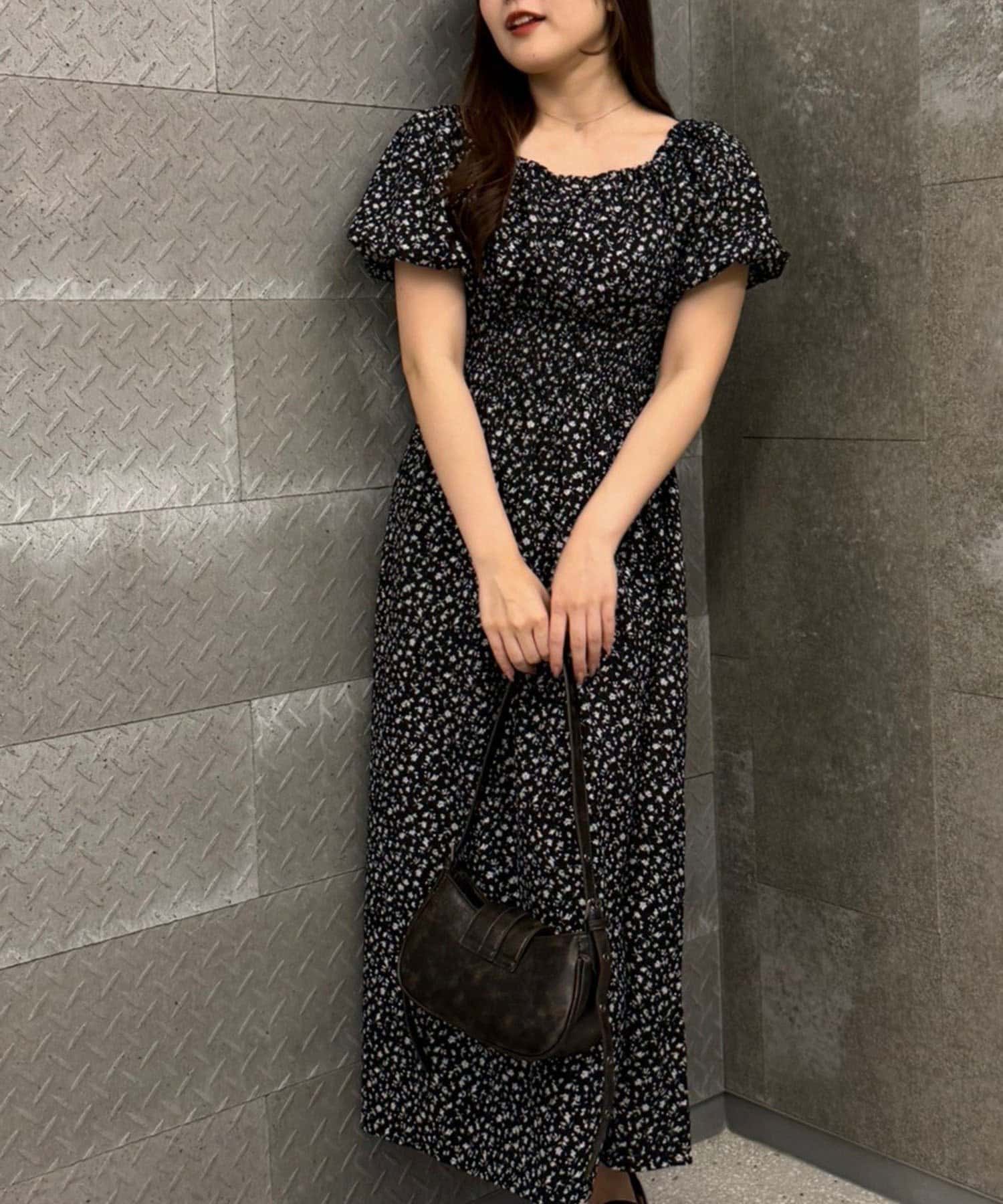 NICE CLAUP / OLIVE des OLIVE OUTLET(ナイスクラップ  / オリーブ デ オリーブ アウトレット) 【continuer】2WAYバルーン袖ワンピース